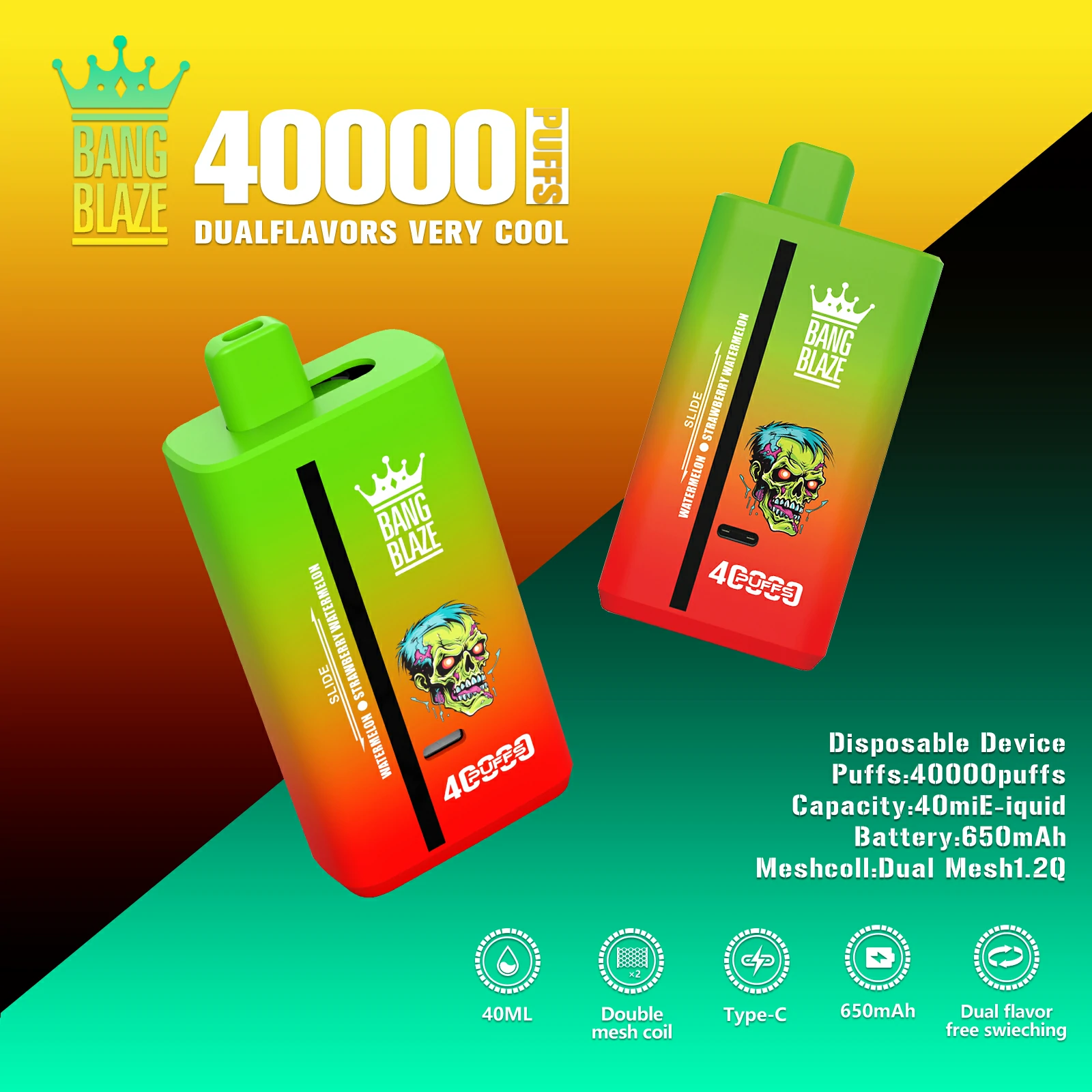 Bang Blaze 40000 40K Boccate svapo monouso - image 11