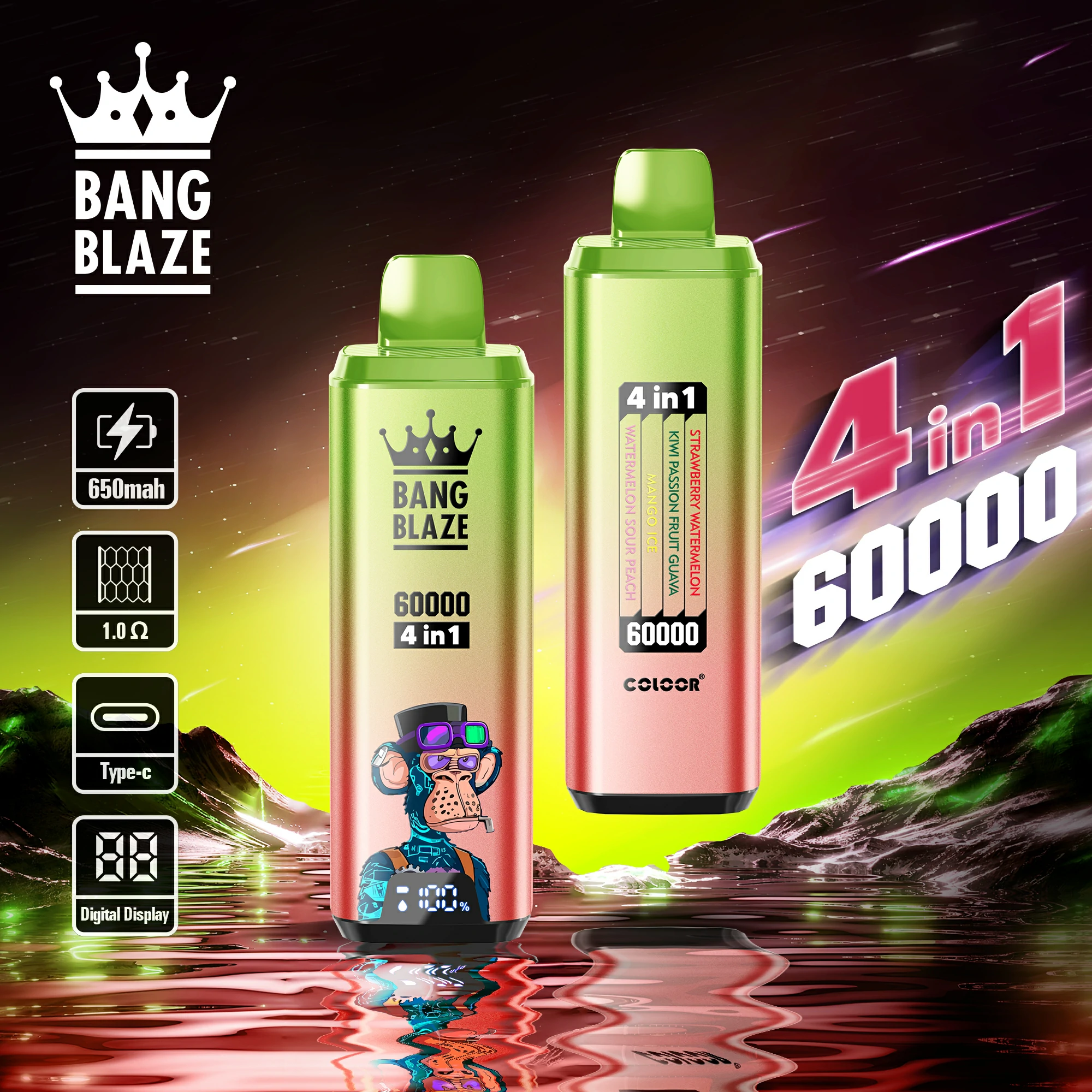 Bang Blaze 60000 60K Boccate 4-in-1 Svapo monouso - image 11