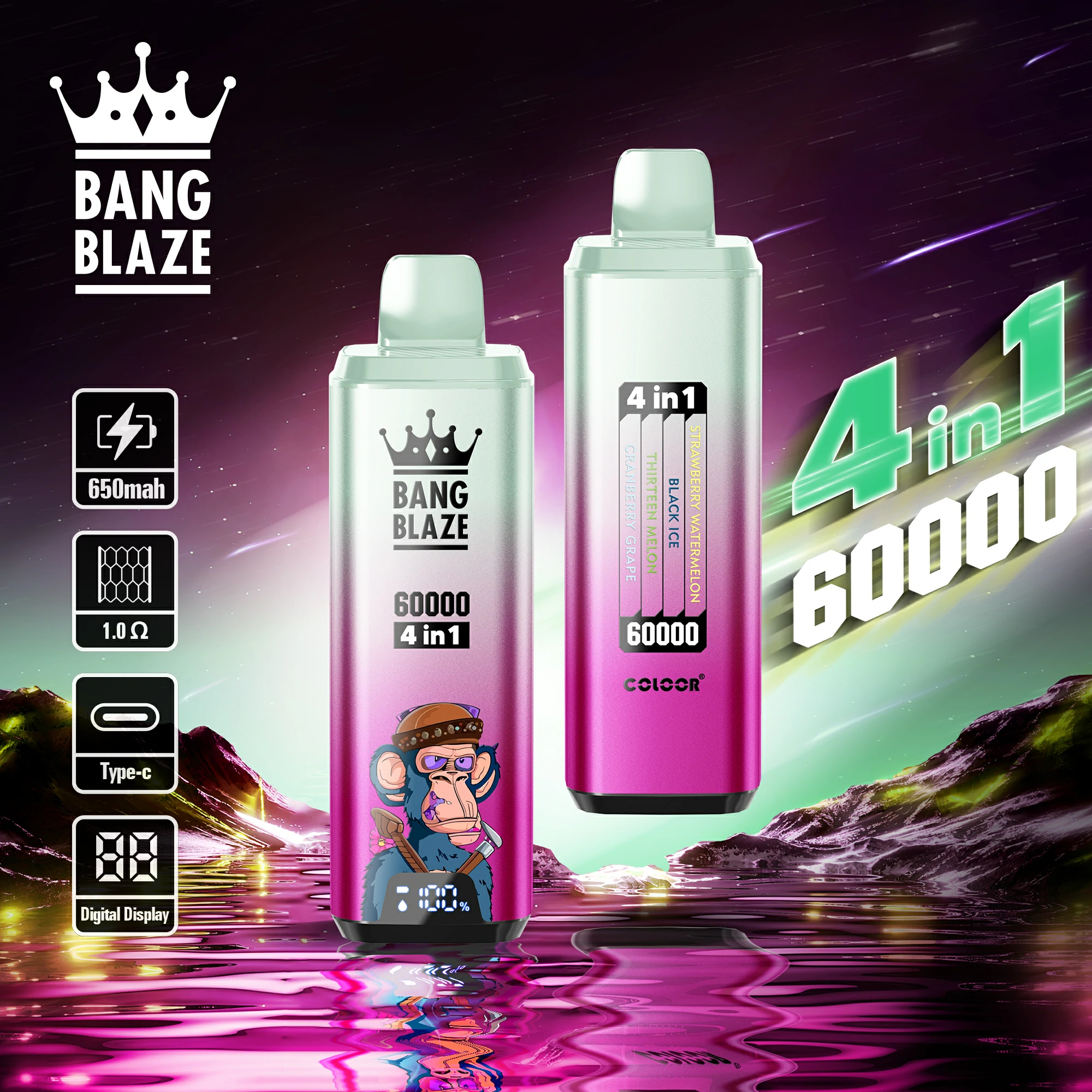 Bang Blaze 60000 60K Boccate 4-in-1 Svapo monouso - image 3