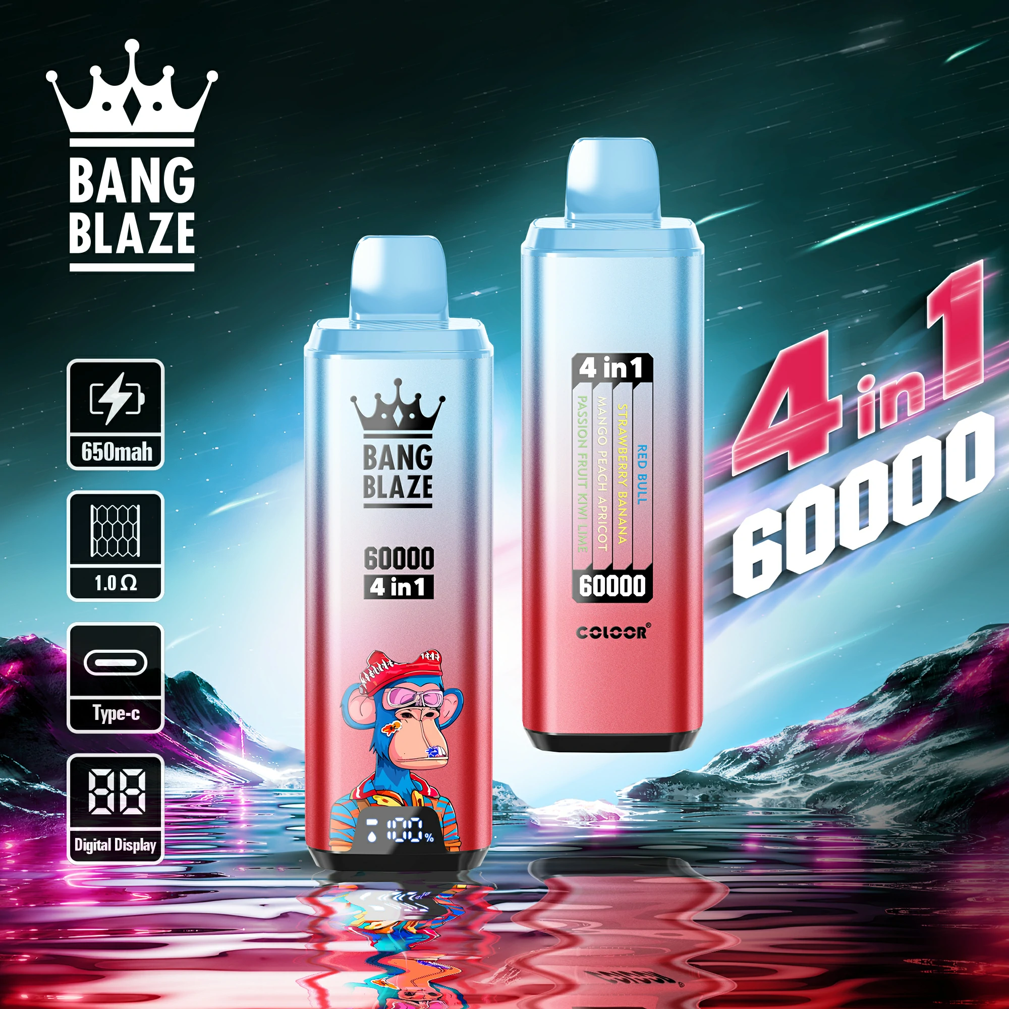 Bang Blaze 60000 60K Boccate 4-in-1 Svapo monouso - image 8