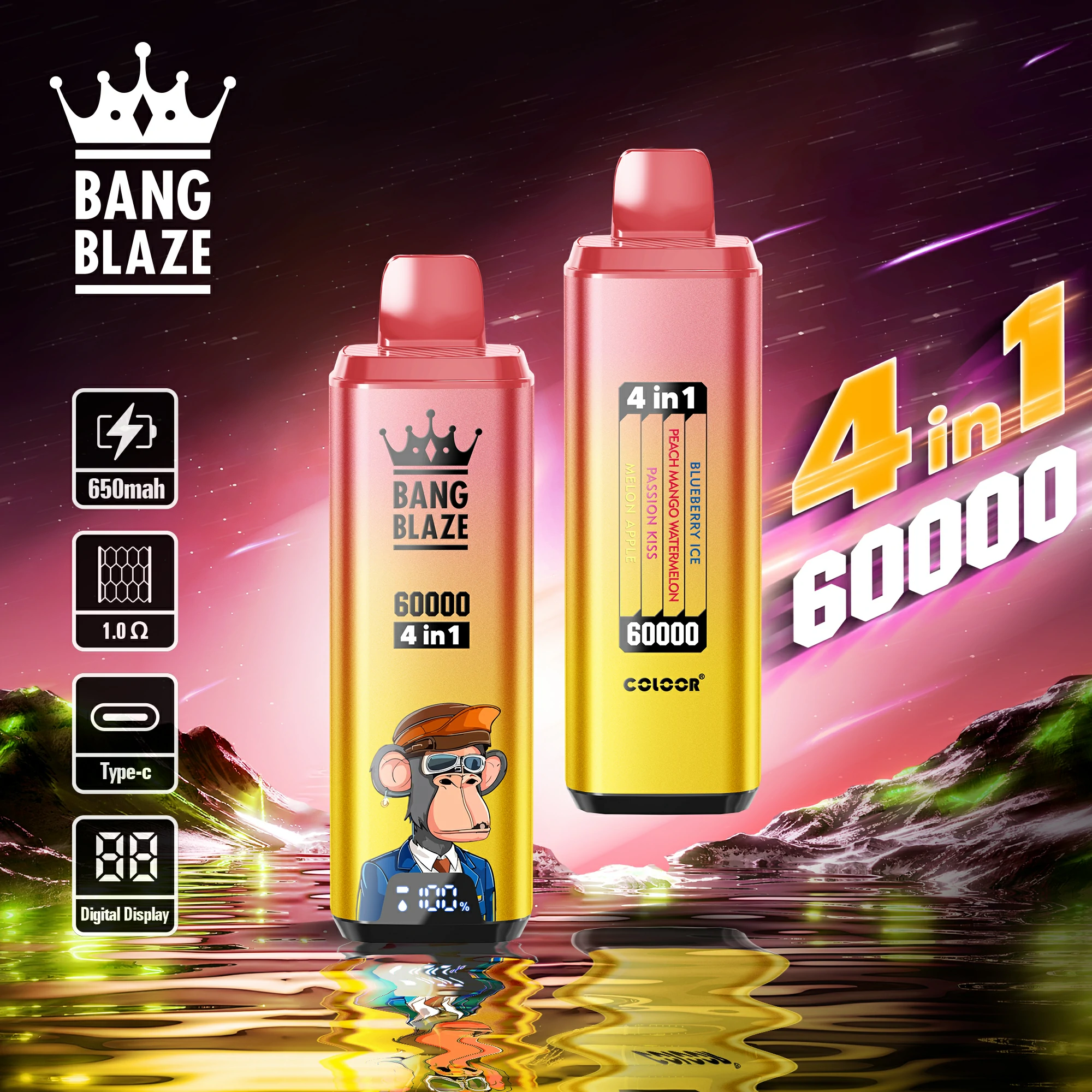 Bang Blaze 60000 60K Boccate 4-in-1 Svapo monouso - image 4