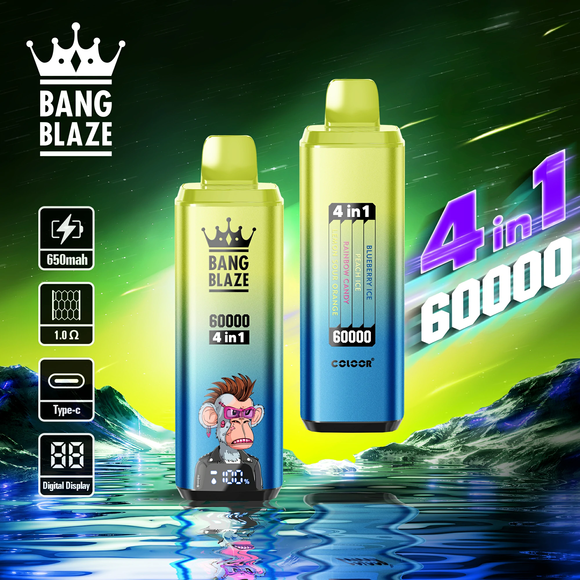 Bang Blaze 60000 60K Boccate 4-in-1 Svapo monouso - image 5