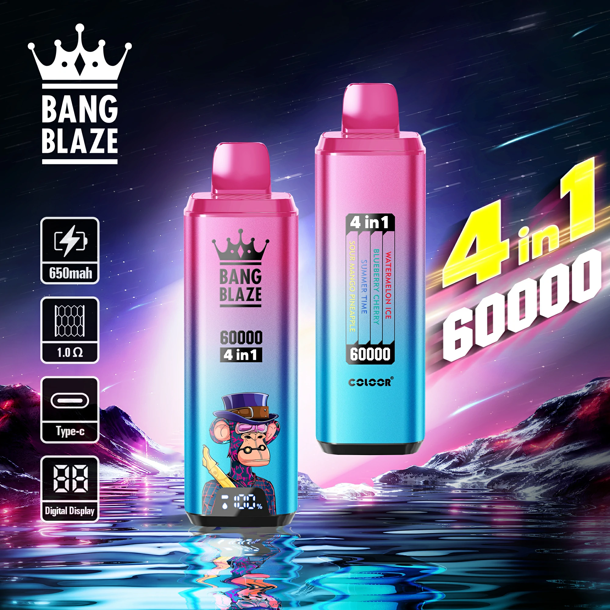 Bang Blaze 60000 60K Boccate 4-in-1 Svapo monouso - image 6