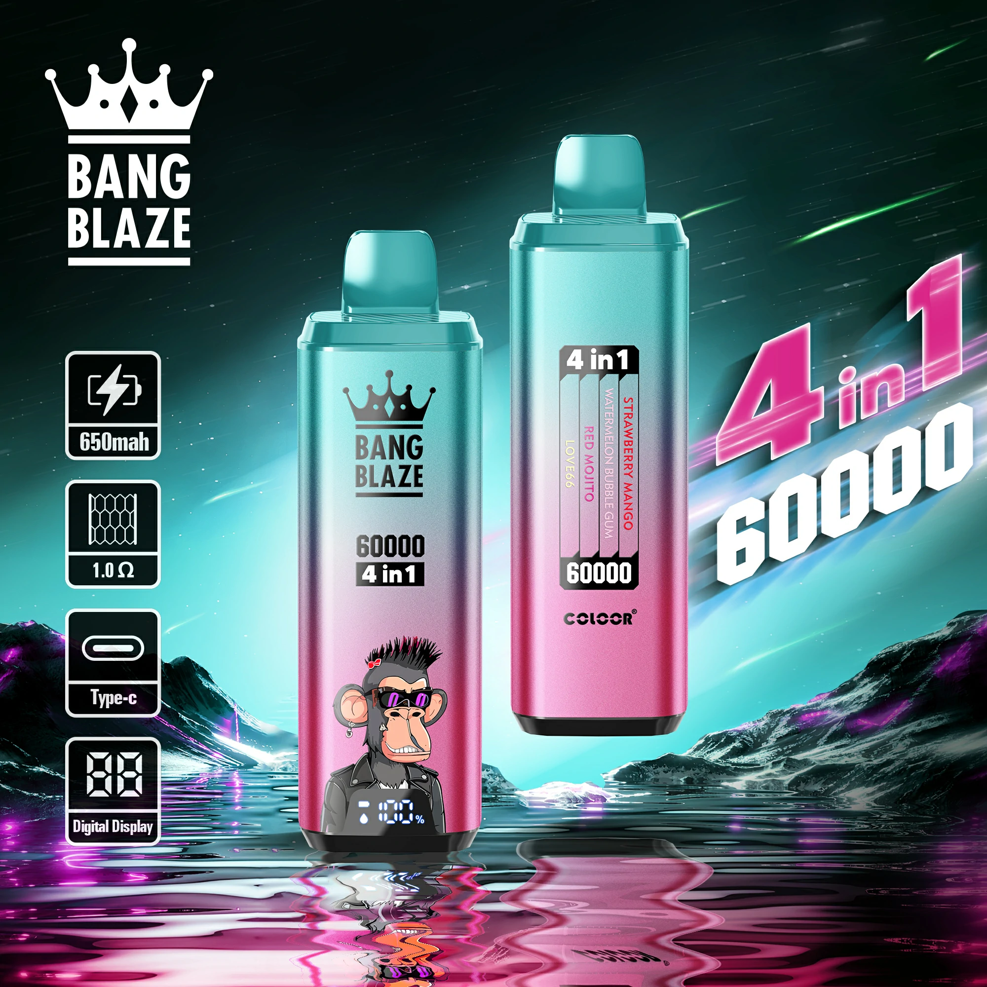 Bang Blaze 60000 60K Boccate 4-in-1 Svapo monouso - image 10