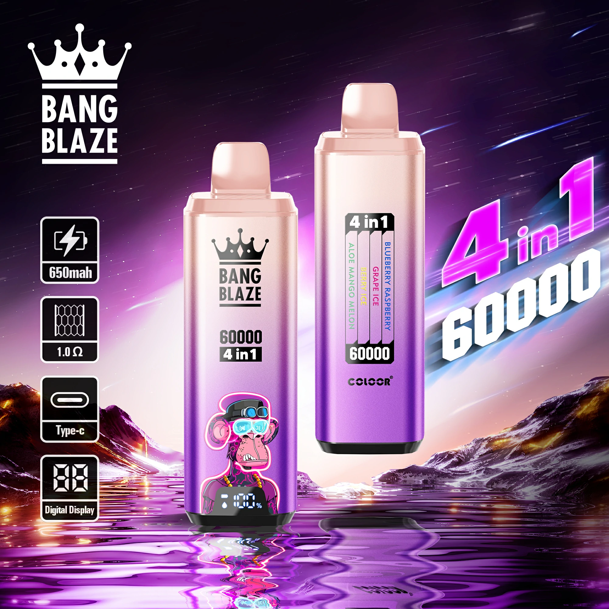 Bang Blaze 60000 60K Boccate 4-in-1 Svapo monouso - image 9