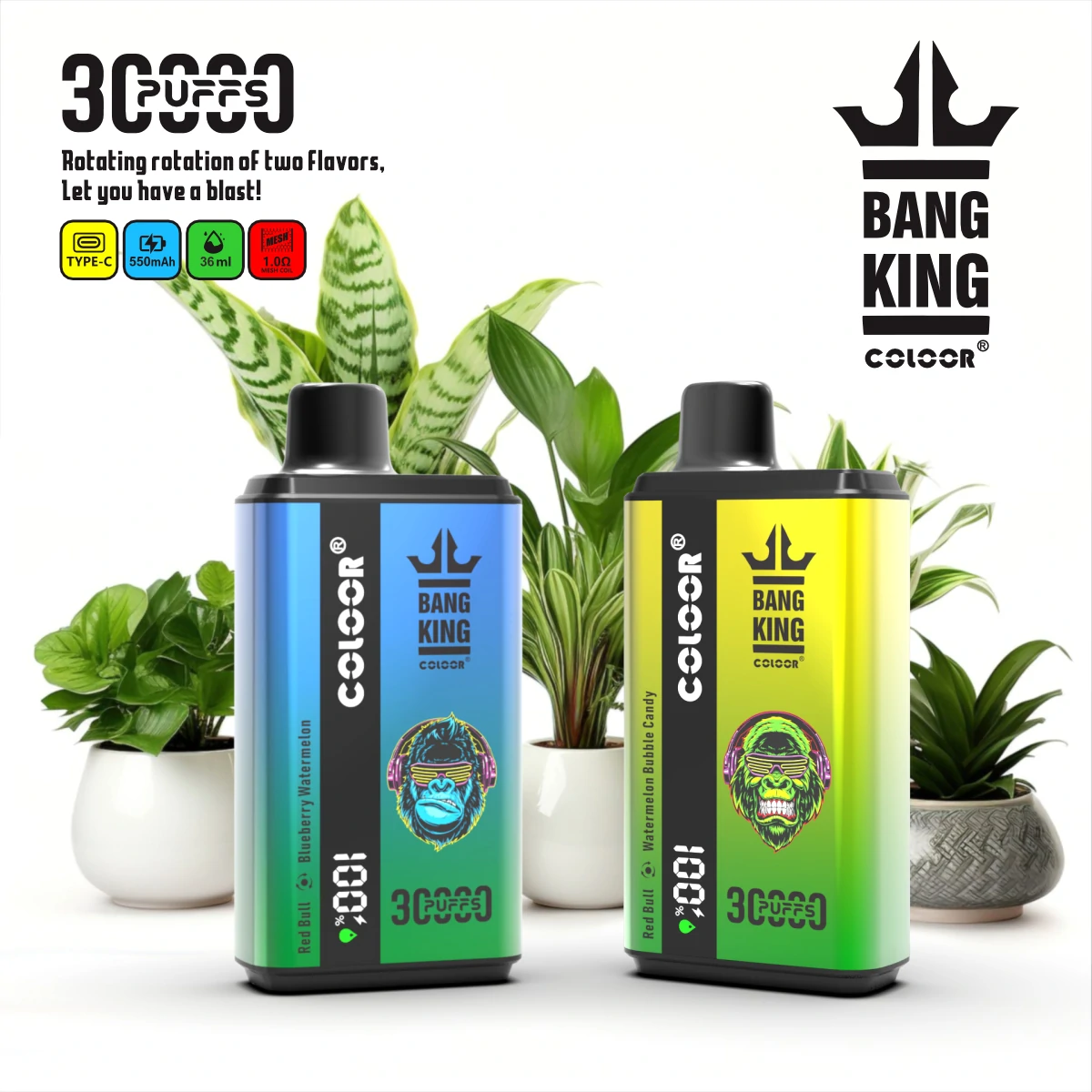 Bang King 30000 30K Boccate 2-in-1 Svapo monouso - image 3