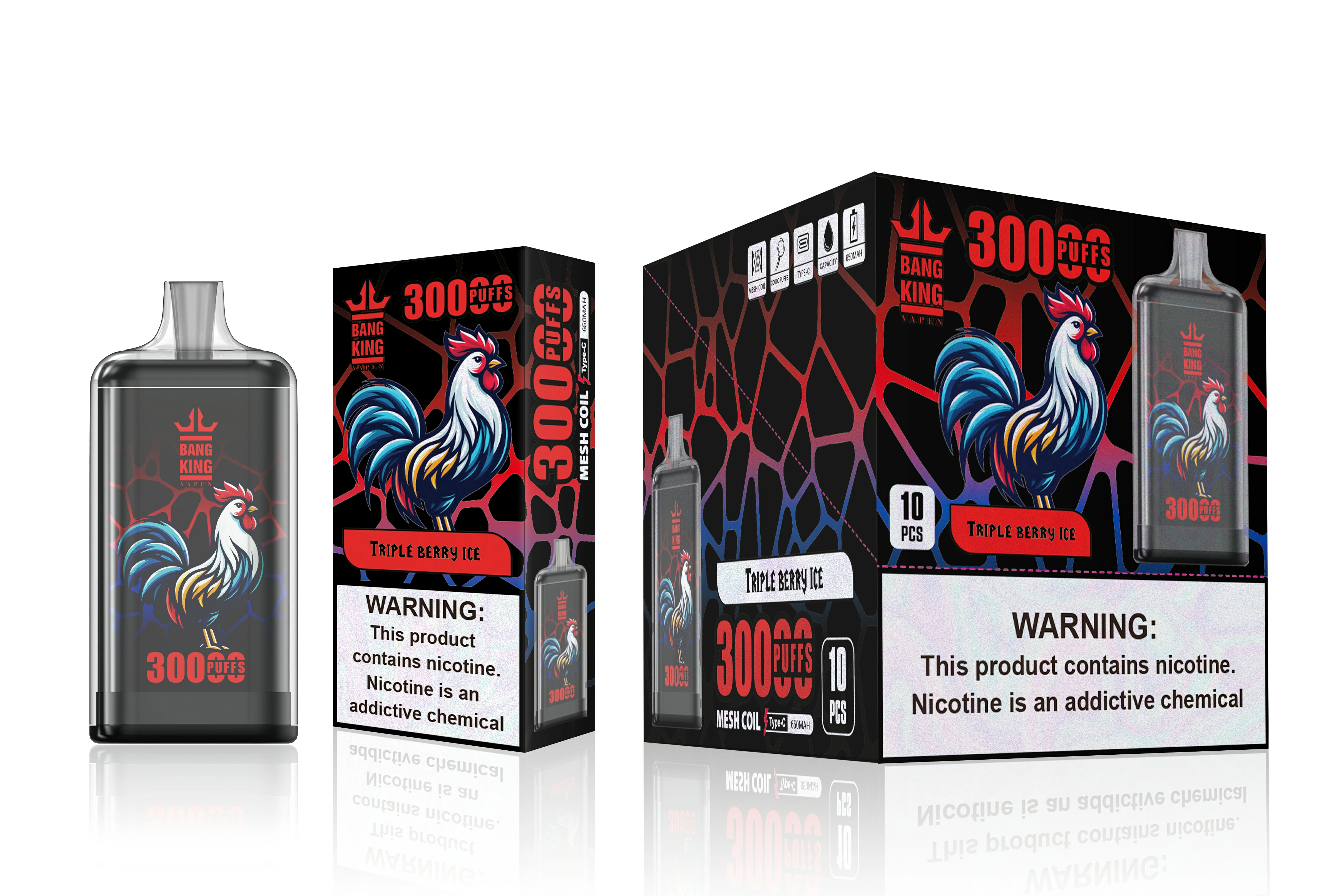 Bang King Totem 30000 30K Boccate Dual Mesh Svapo monouso - image 3
