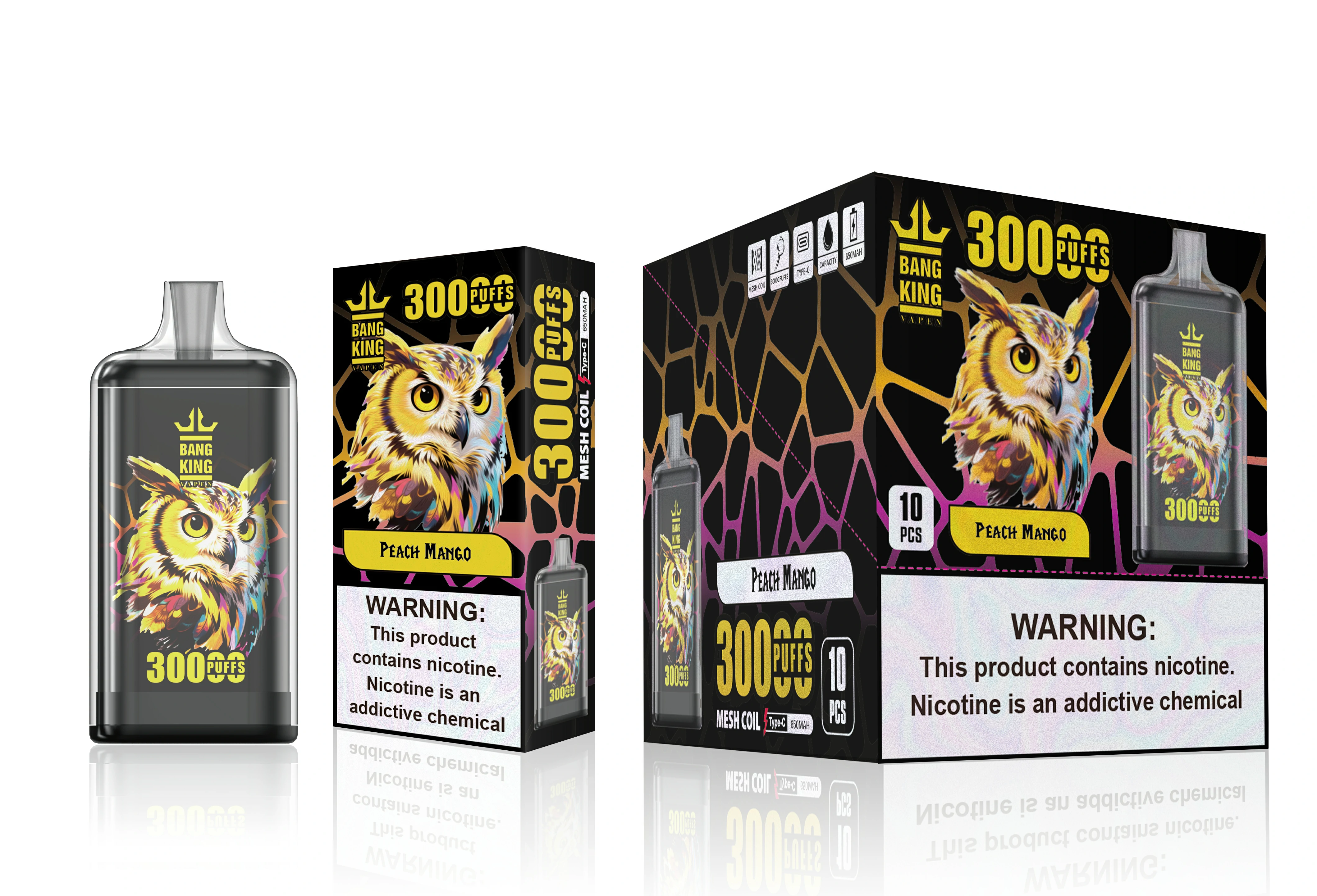 Bang King Totem 30000 30K Boccate Dual Mesh Svapo monouso - image 5