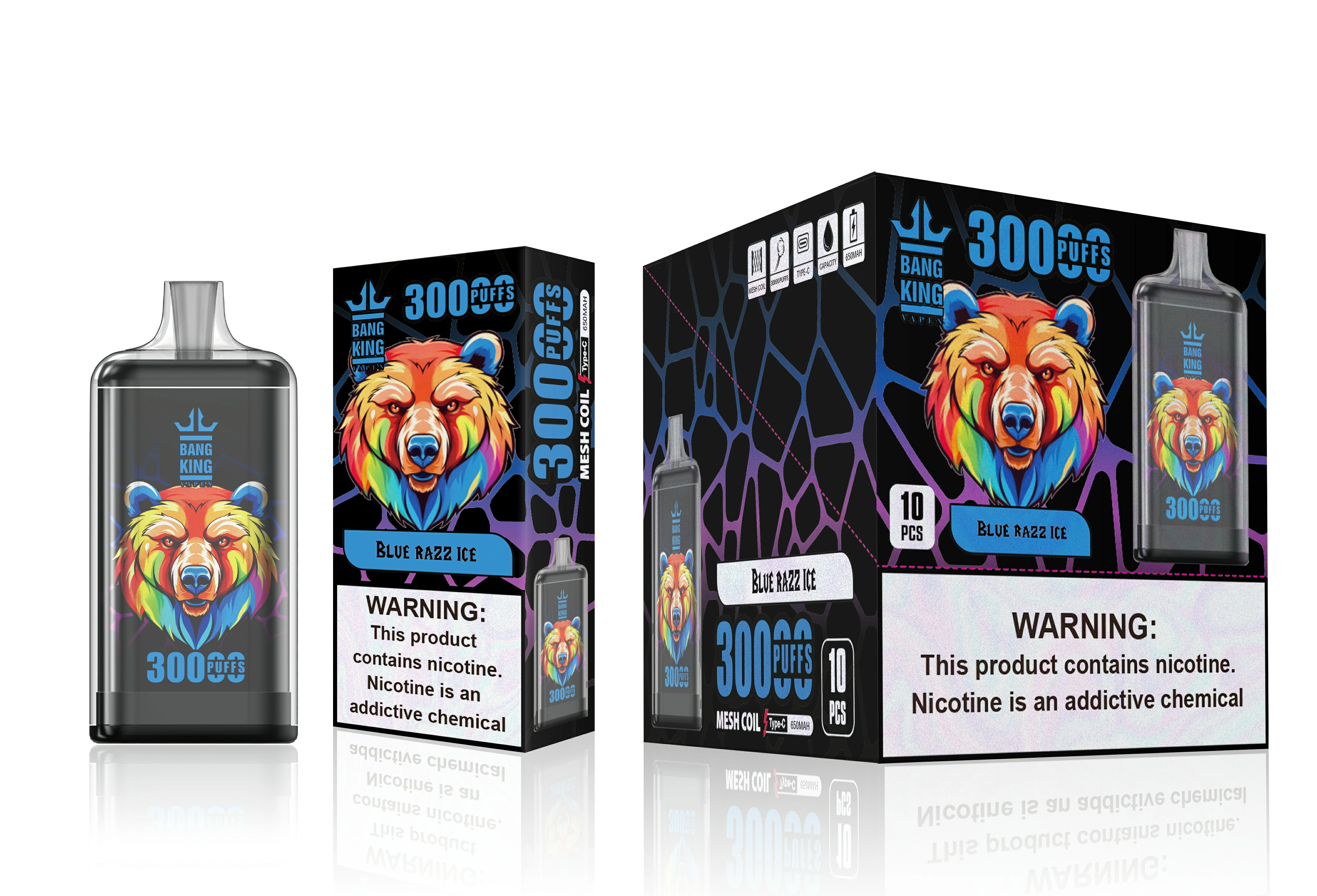 Bang King Totem 30000 30K Boccate Dual Mesh Svapo monouso - image 4