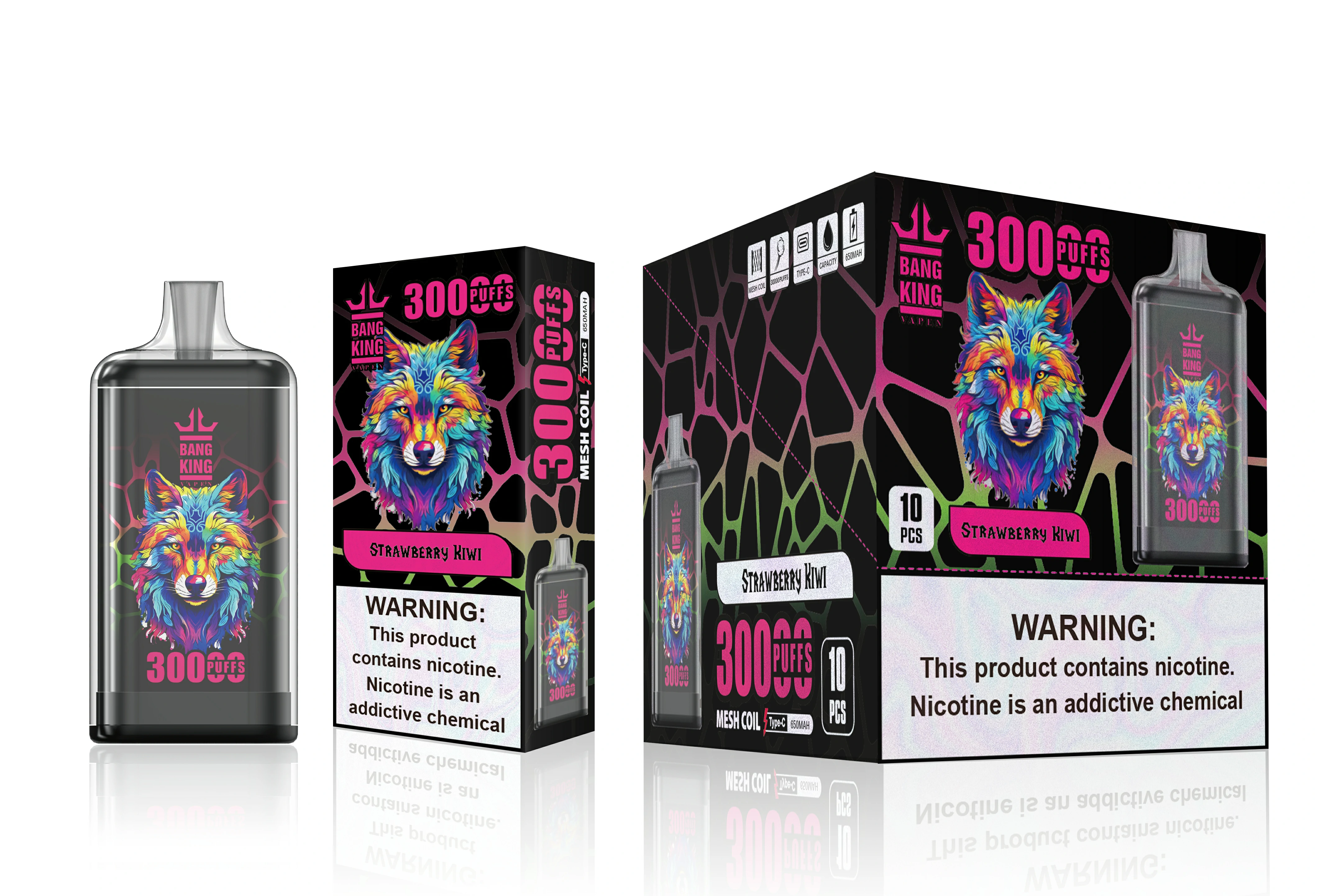 Bang King Totem 30000 30K Boccate Dual Mesh Svapo monouso - image 10