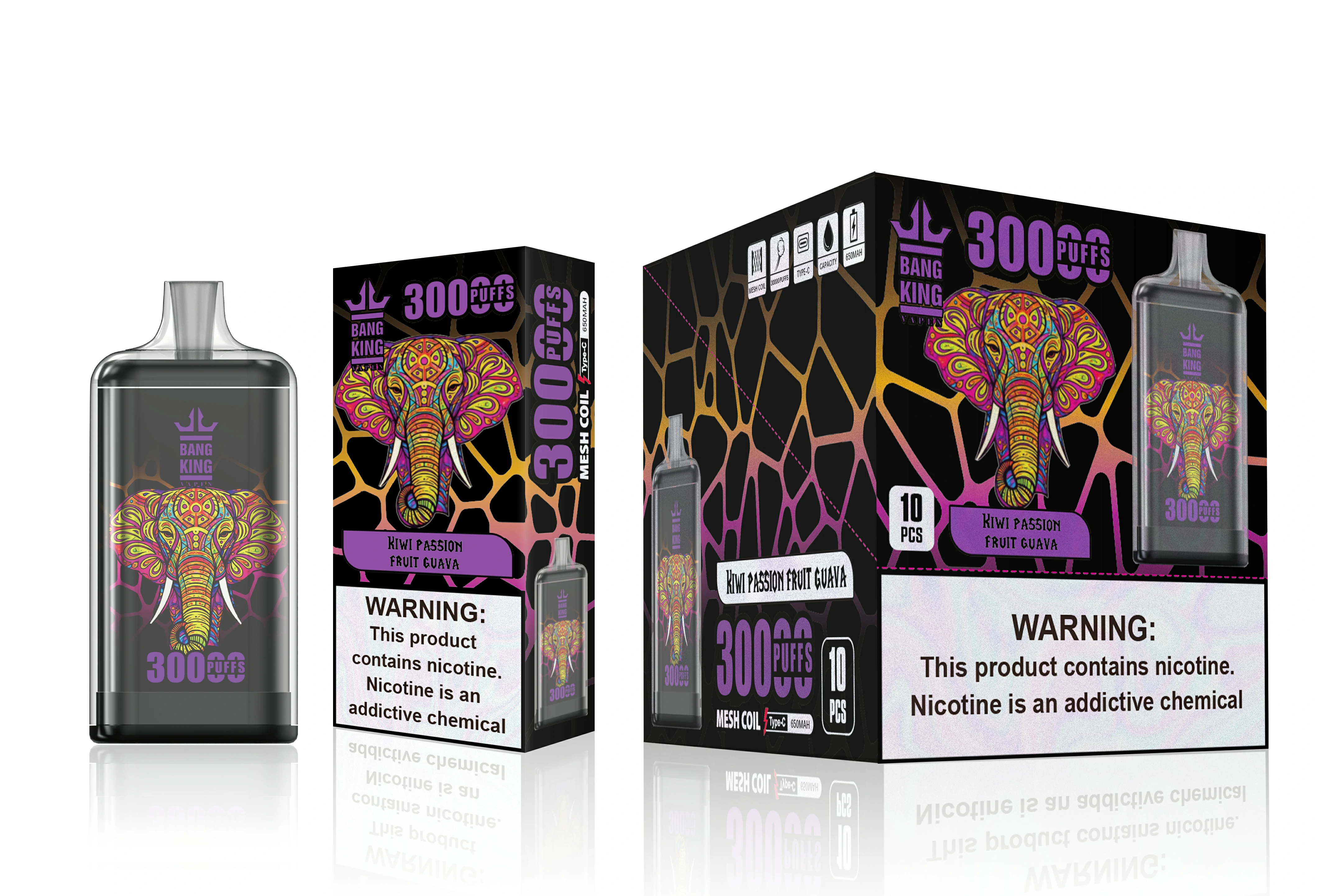 Bang King Totem 30000 30K Boccate Dual Mesh Svapo monouso - image 13