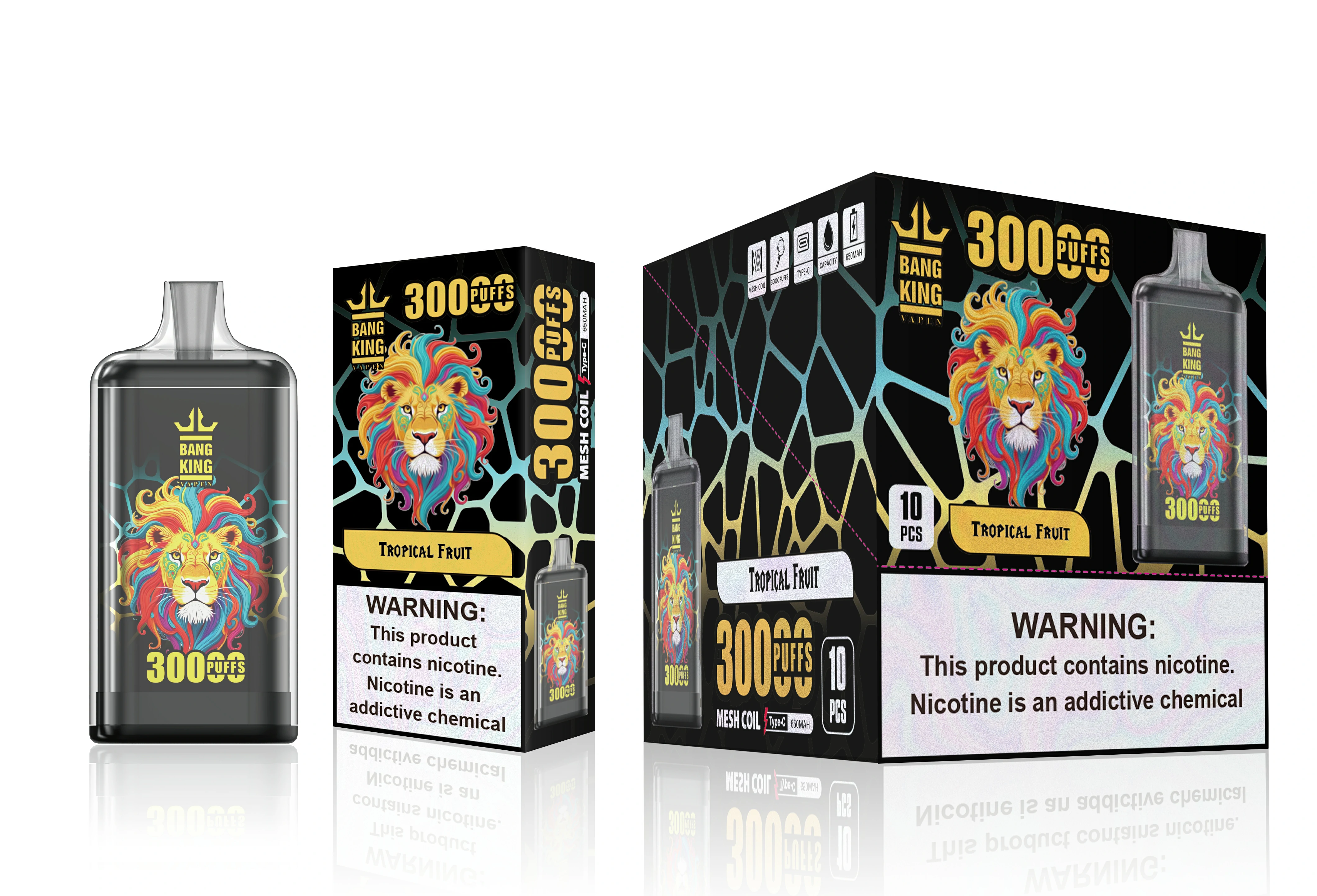 Bang King Totem 30000 30K Boccate Dual Mesh Svapo monouso - image 12