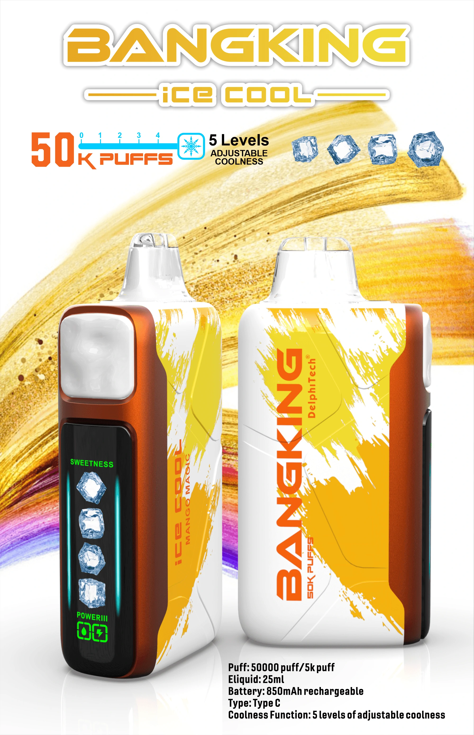 Bang Ice Cool 60000 60K Boccate con schermo svapo monouso - image 6