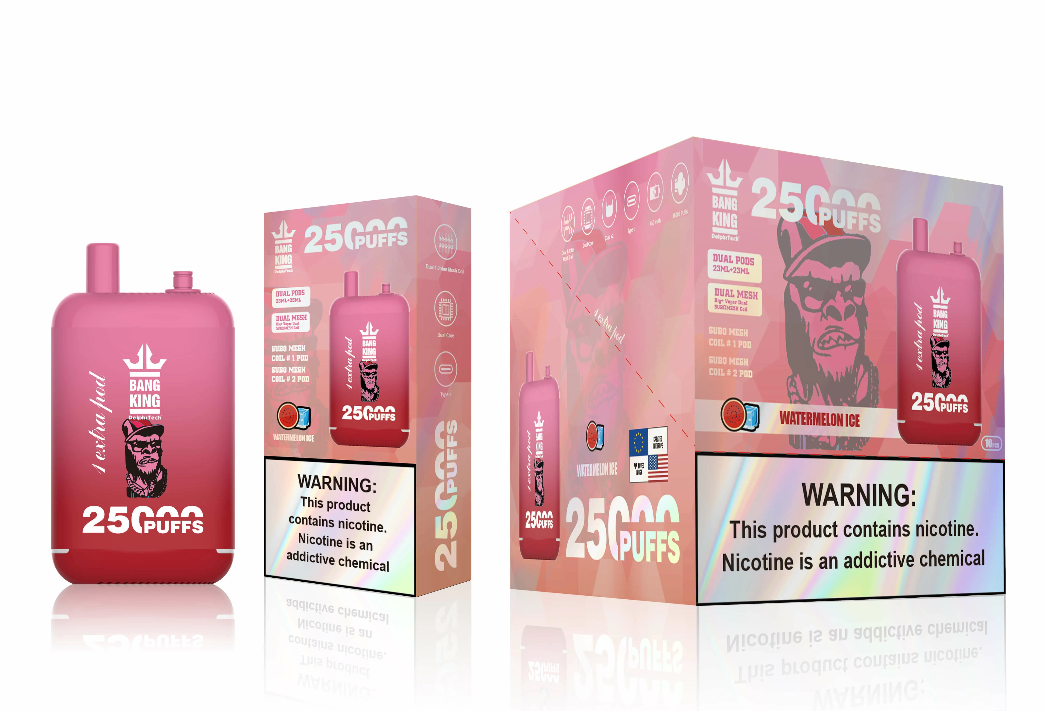 Bang King 25000 25K Boccate doppio pod svapo monouso - image 3