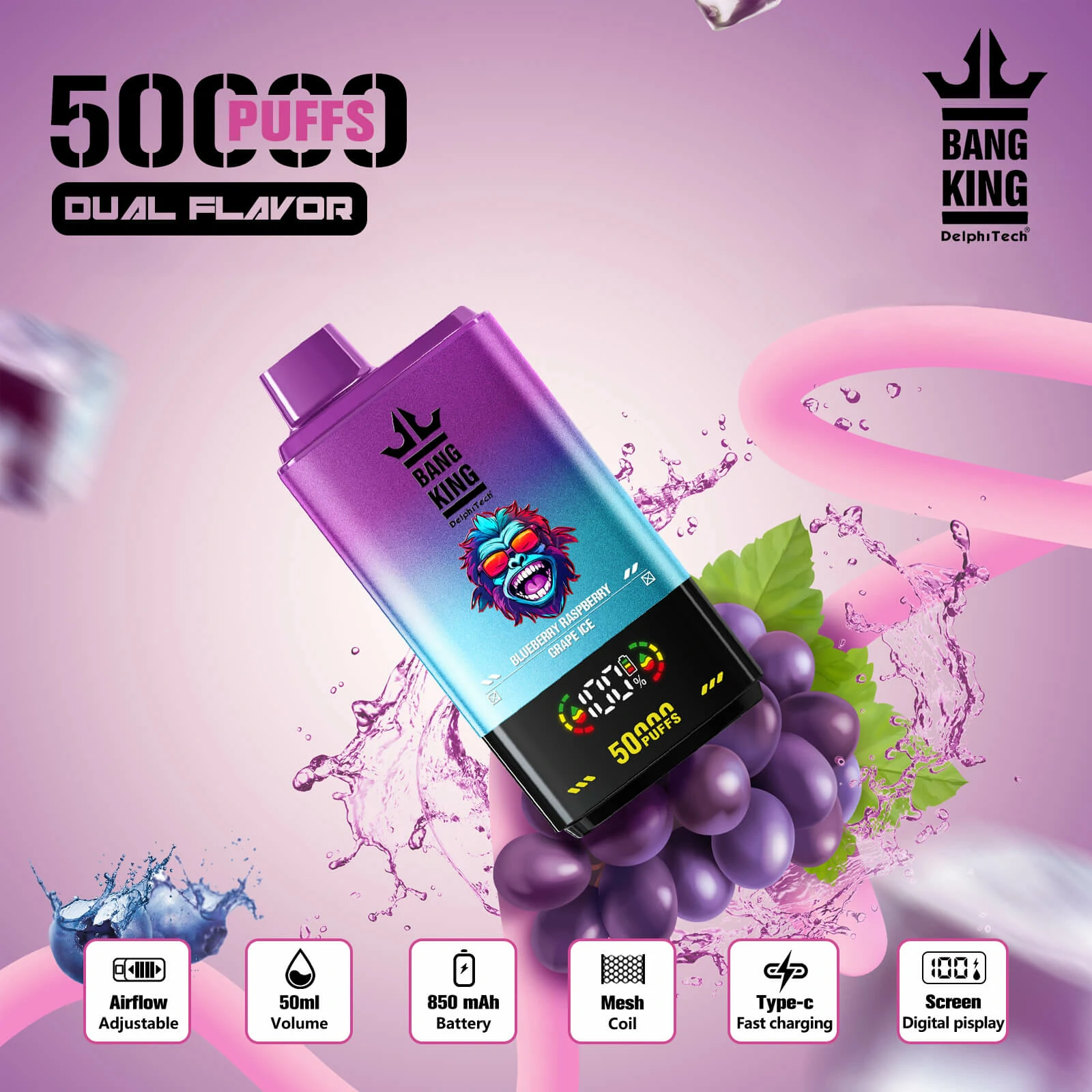 Bang Twins 50000 50K doppio gusto svapo monouso - image 8