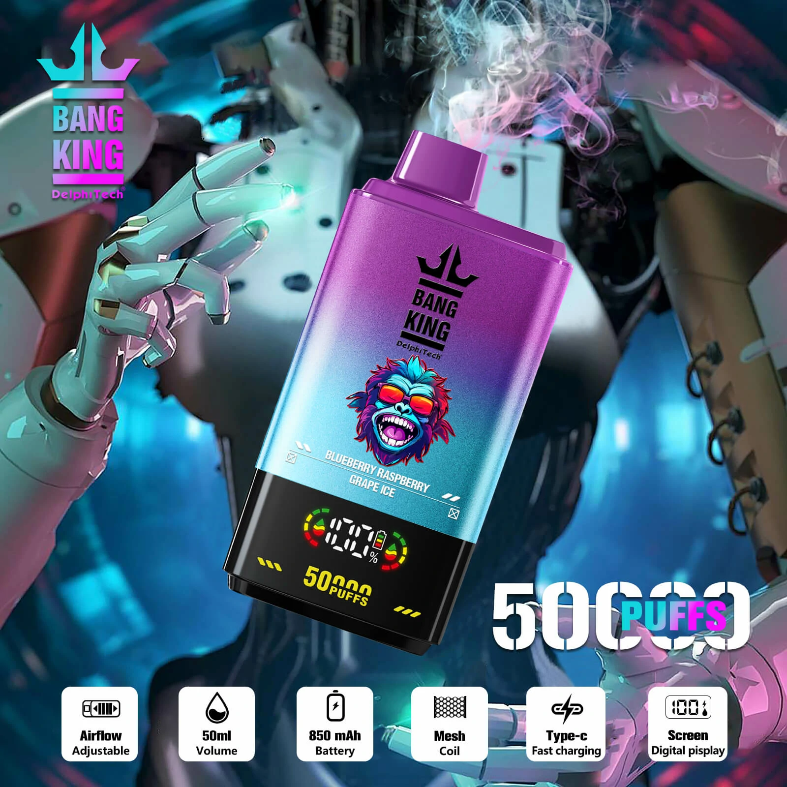 Bang Twins 50000 50K doppio gusto svapo monouso - image 5