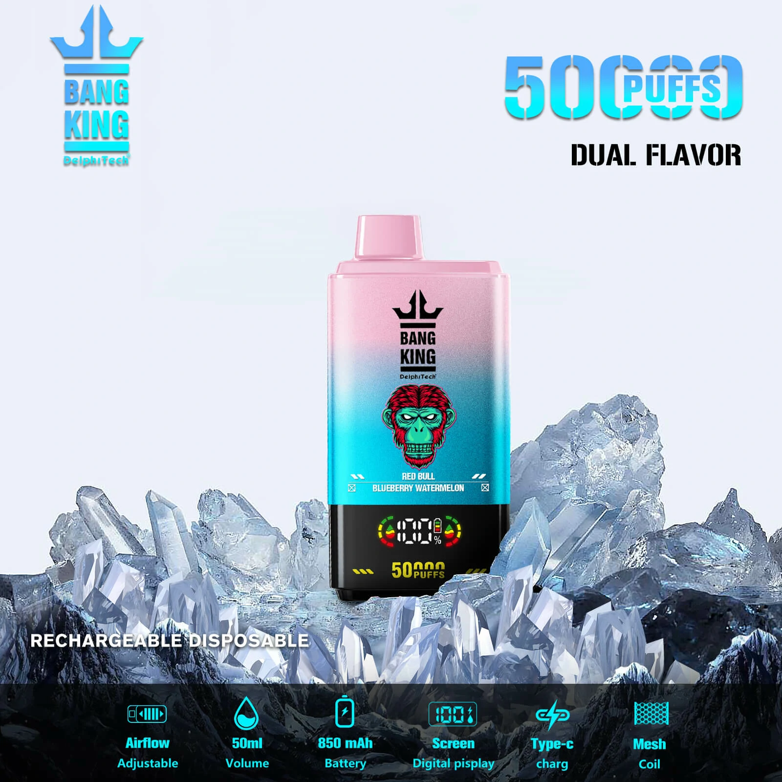 Bang Twins 50000 50K doppio gusto svapo monouso - image 13