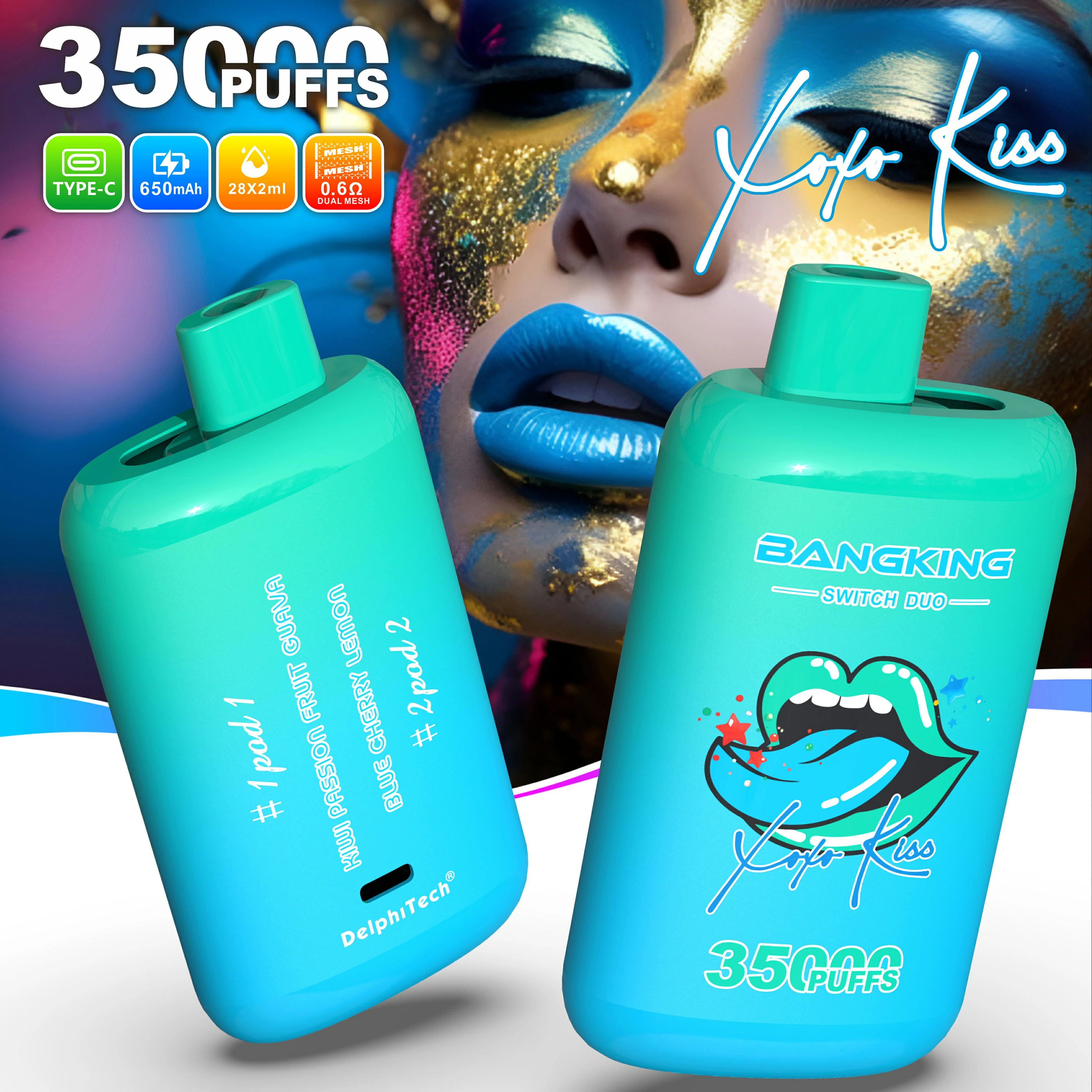 Bang King 35000 35K Boccate doppio gusto svapo monouso - image 12