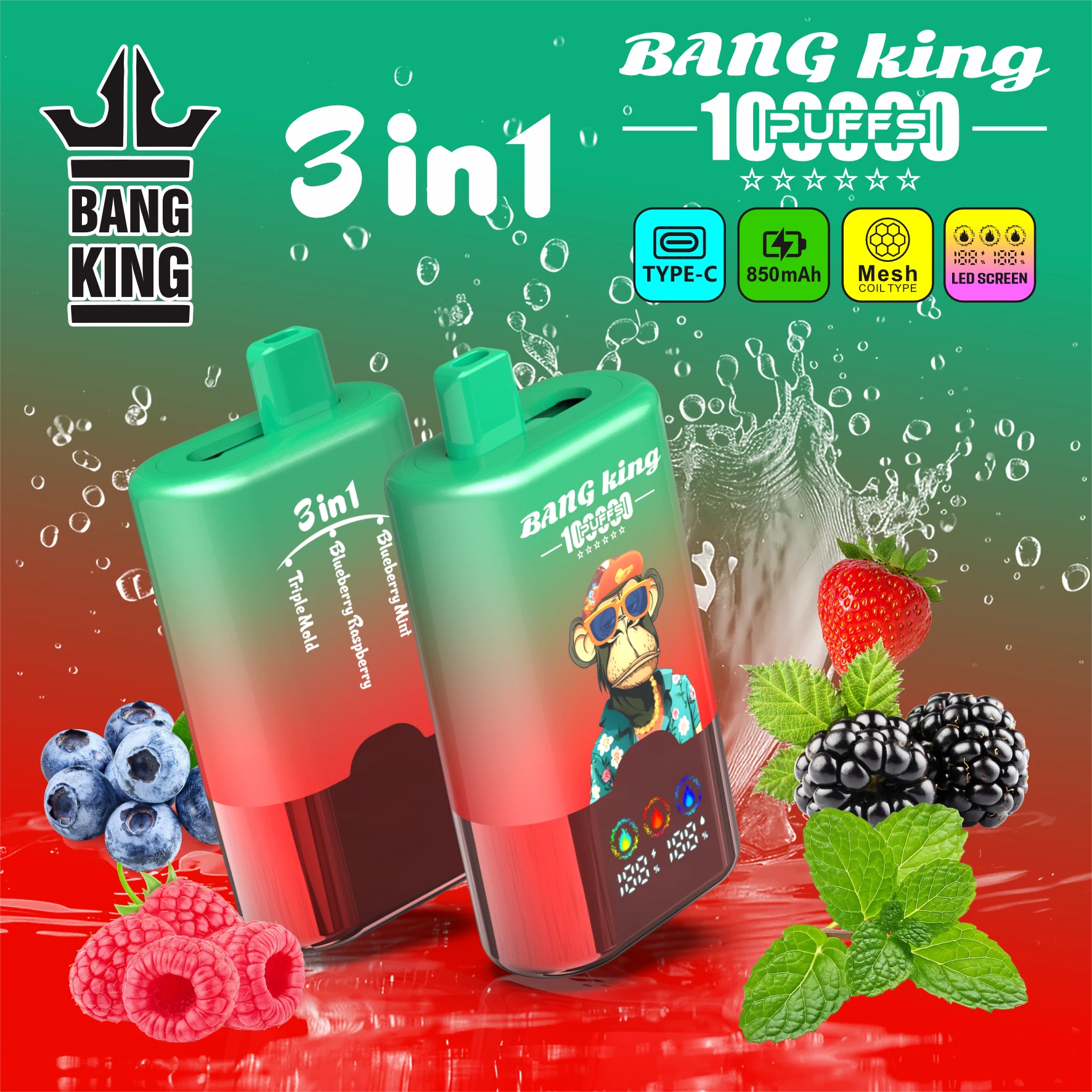 Bang 100000 100K 3-in-1 Svapo monouso - image 12