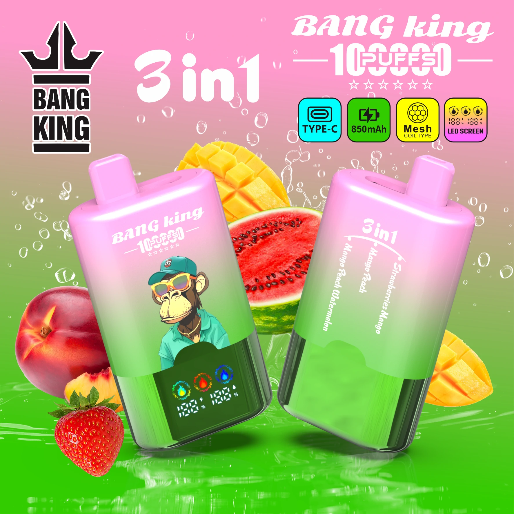 Bang 100000 100K 3-in-1 Svapo monouso - image 4