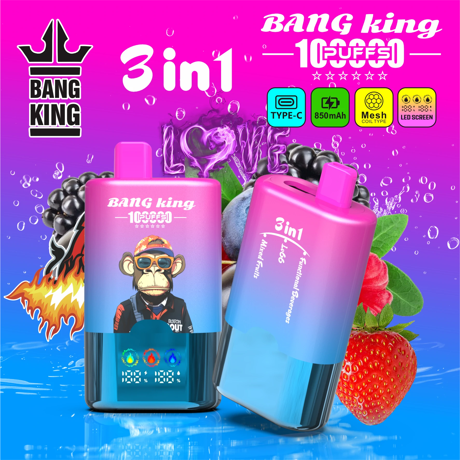 Bang 100000 100K 3-in-1 Svapo monouso - image 7