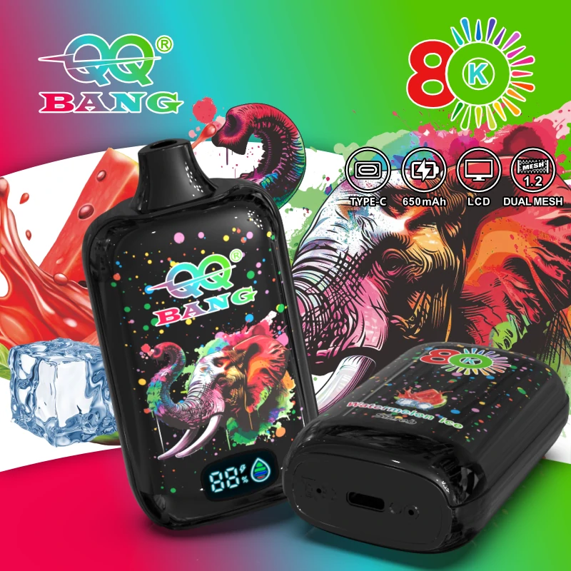 Bang QQ 80000 80K Boccate schermo svapo monouso