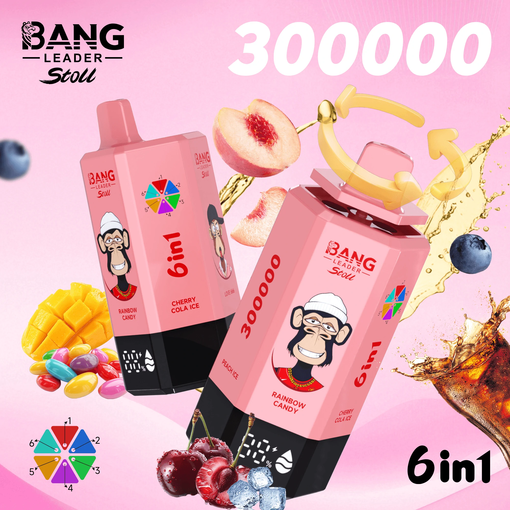 Bang Leader 300000 300K 6-in-1 Svapo Monouso - image 9