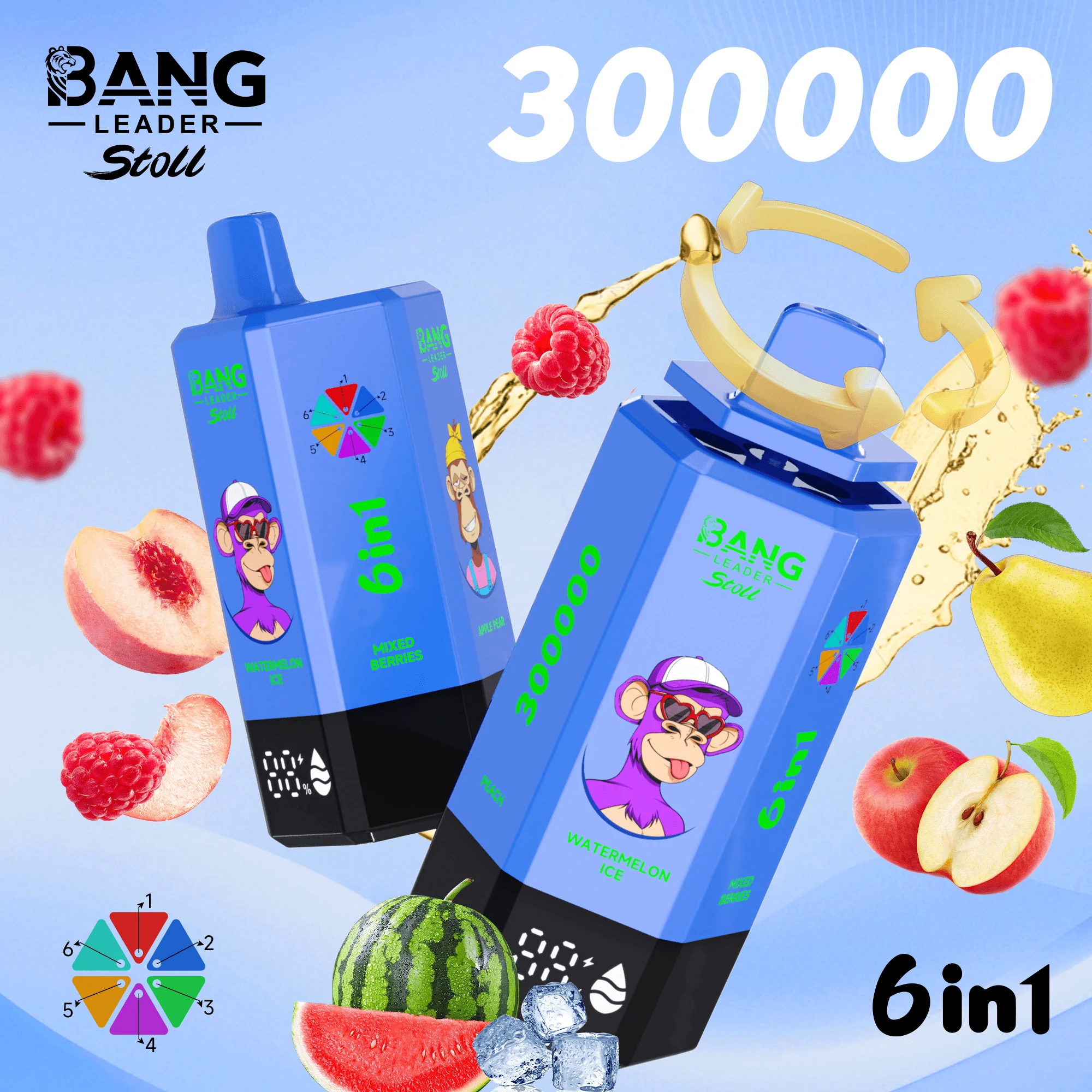 Bang Leader 300000 300K 6-in-1 Svapo Monouso - image 11