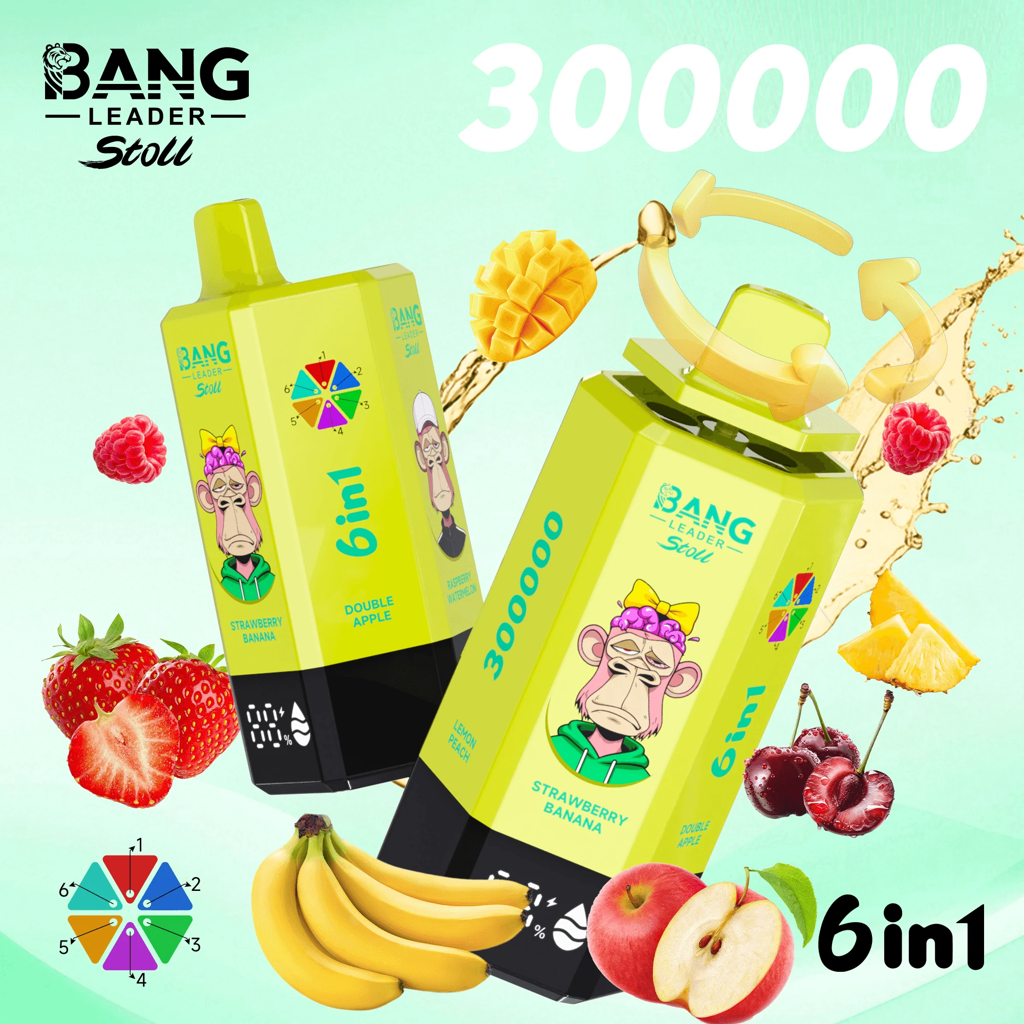 Bang Leader 300000 300K 6-in-1 Svapo Monouso - image 7