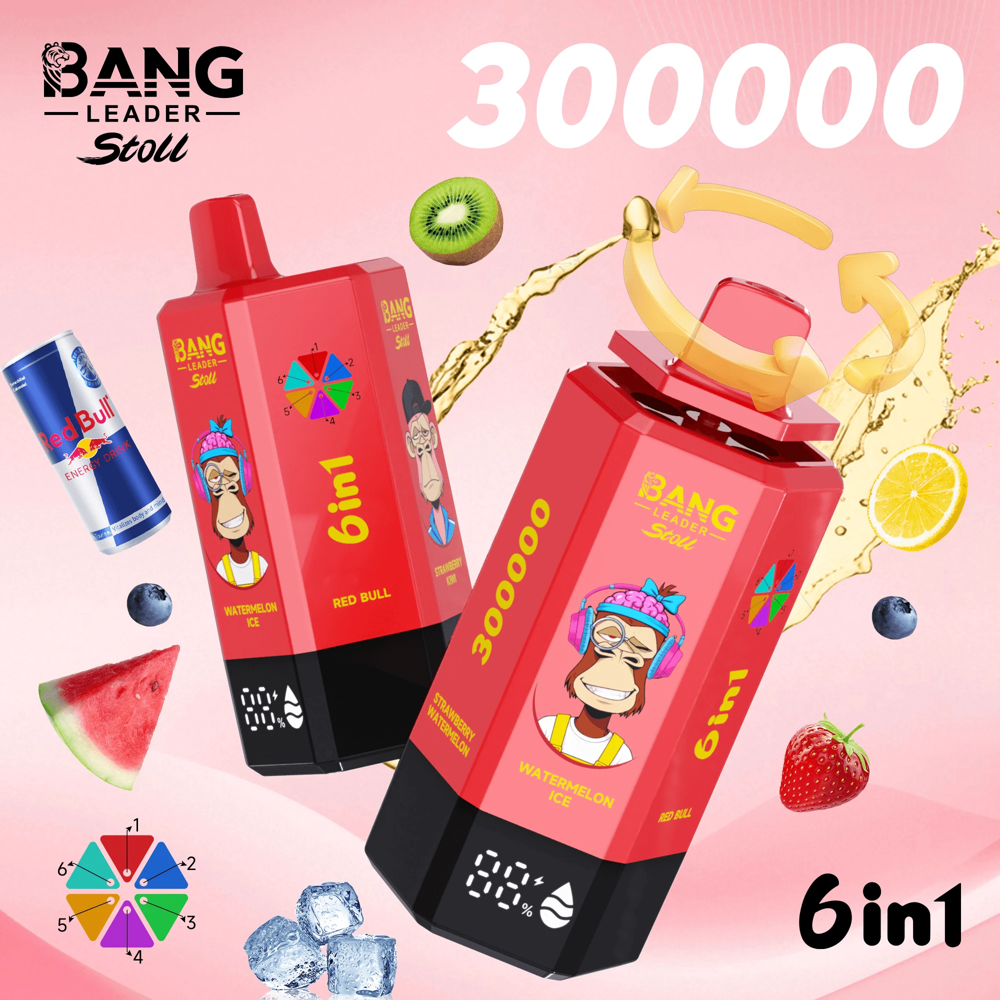 Bang Leader 300000 300K 6-in-1 Svapo Monouso - image 2