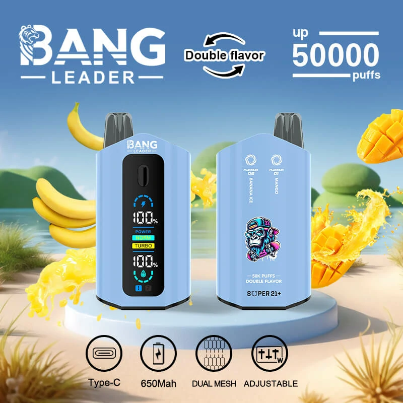 Bang Leader 2-in-1 50000 50K Boccate doppio gusto svapo monouso - image 6