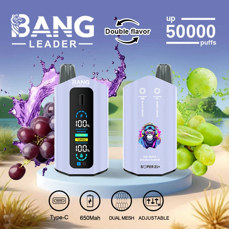 Bang Leader 2-in-1 50000 50K Boccate doppio gusto svapo monouso - image 3