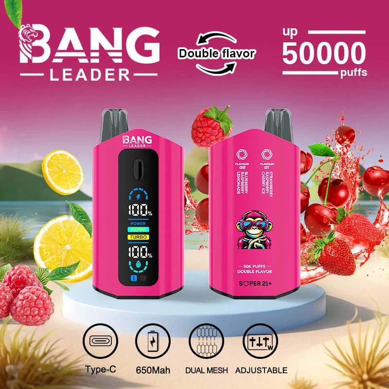 Bang Leader 2-in-1 50000 50K Boccate doppio gusto svapo monouso - image 11