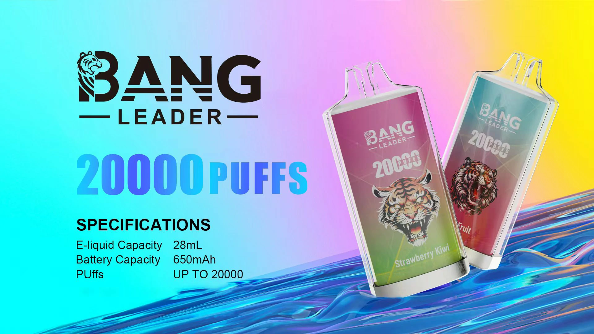 Bang Leader 20000 20K Boccate Gusto Doppio Svapo Monouso - image 2
