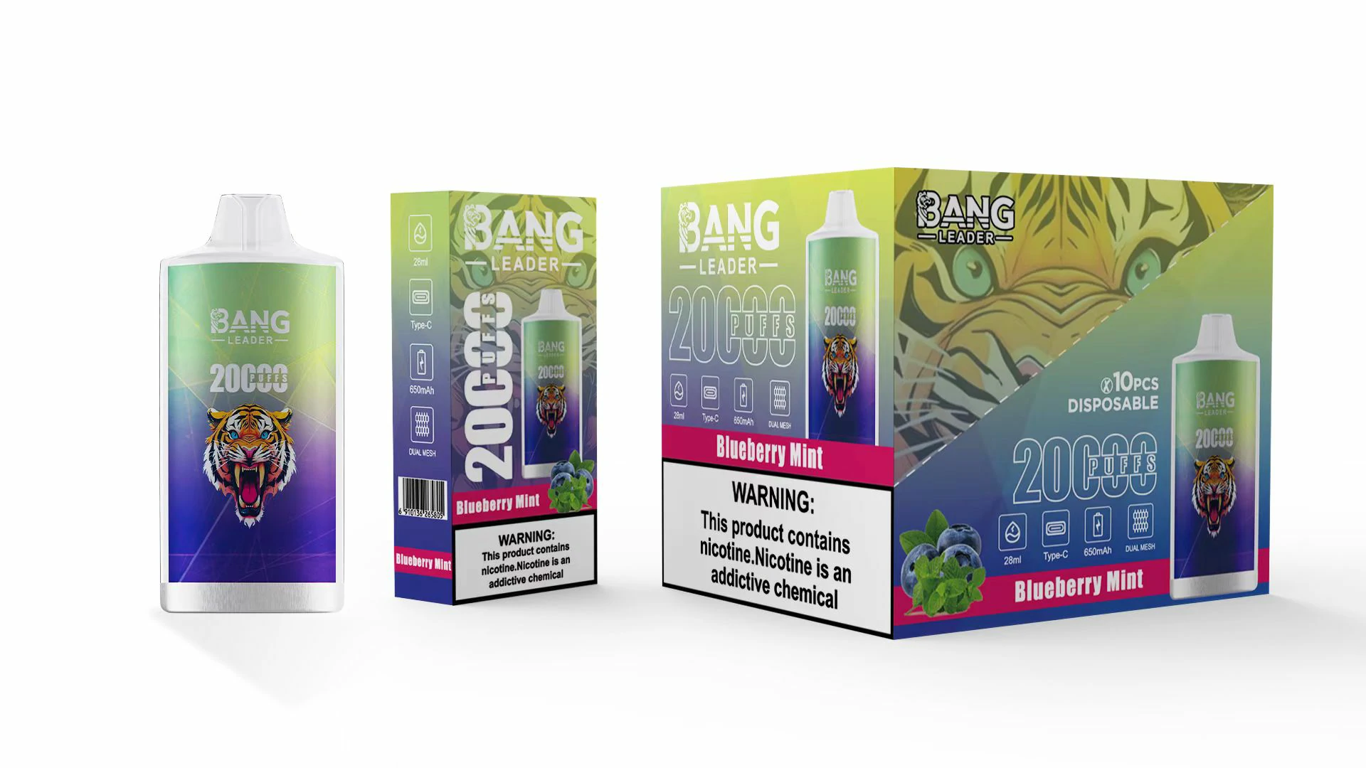 Bang Leader 20000 20K Boccate Gusto Doppio Svapo Monouso - image 8