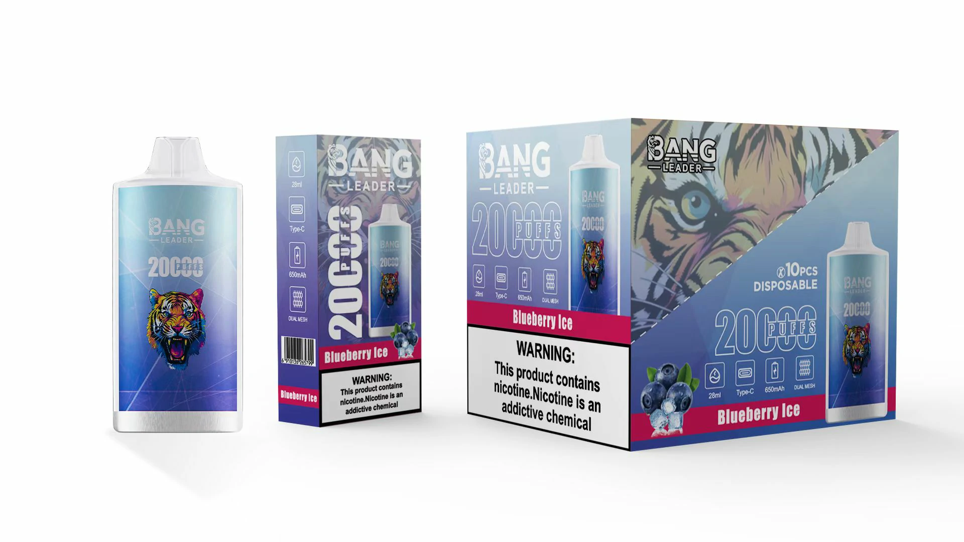 Bang Leader 20000 20K Boccate Gusto Doppio Svapo Monouso - image 10