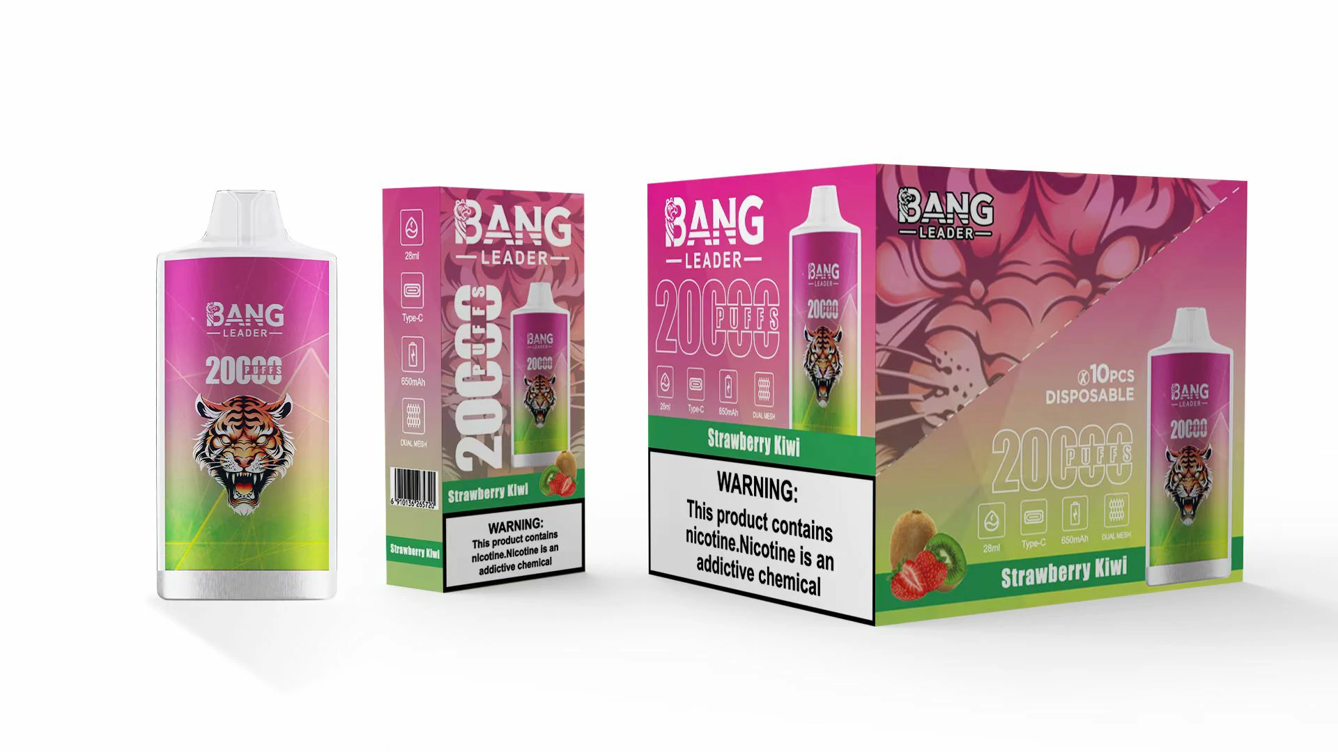 Bang Leader 20000 20K Boccate Gusto Doppio Svapo Monouso - image 15
