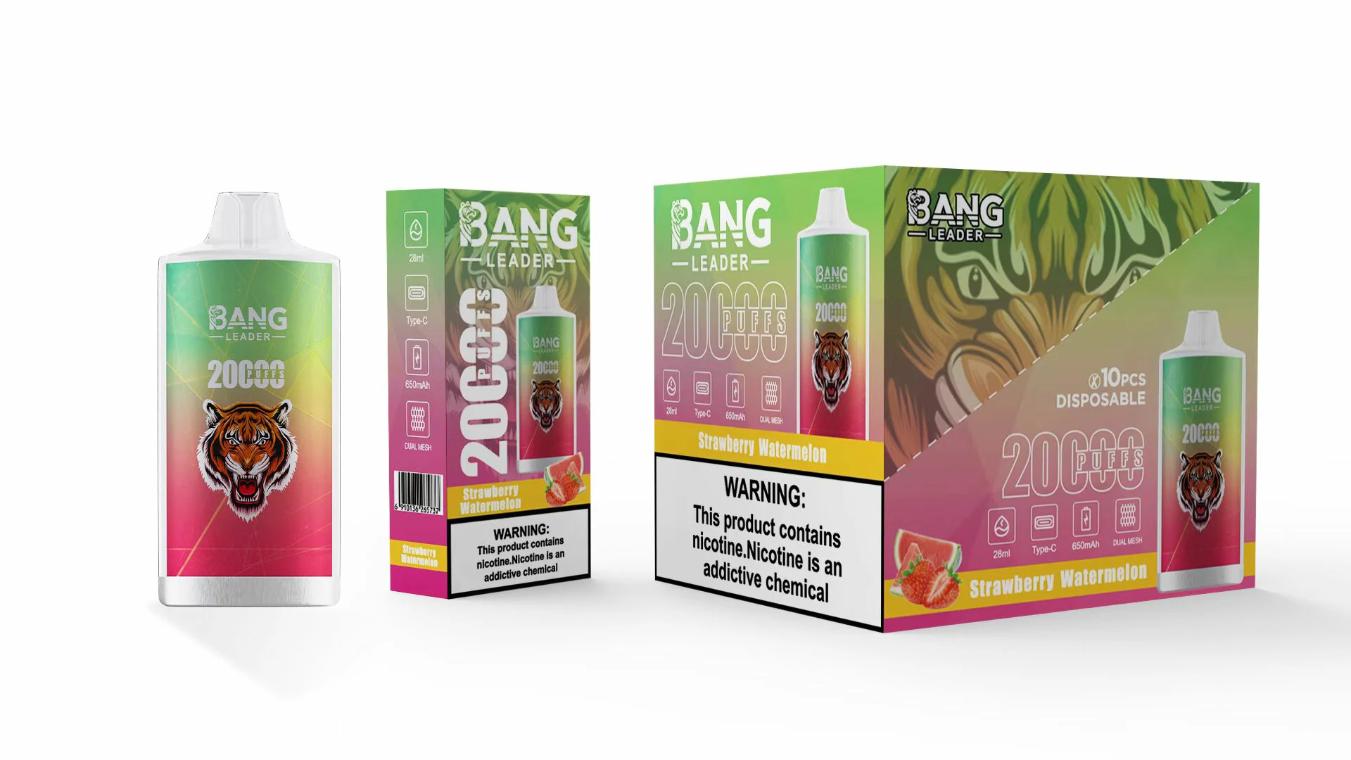 Bang Leader 20000 20K Boccate Gusto Doppio Svapo Monouso - image 12