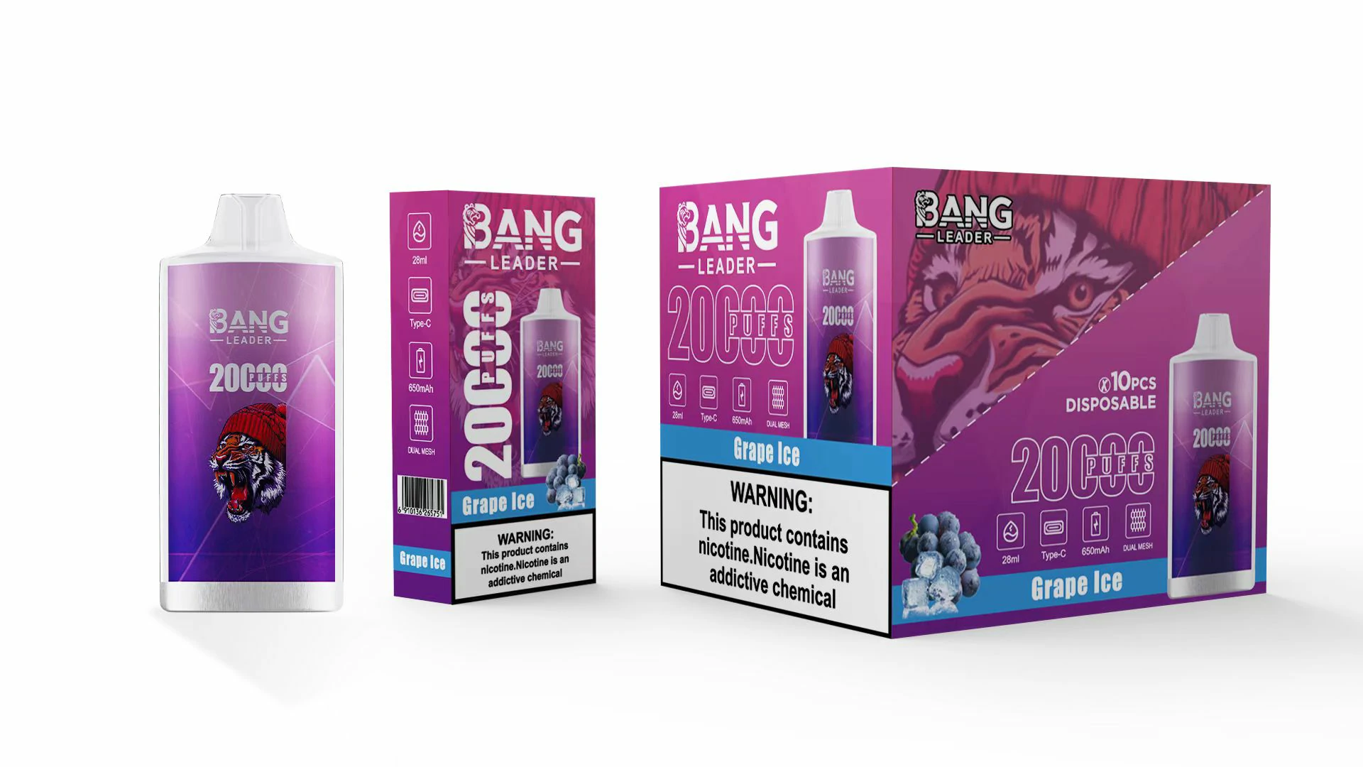 Bang Leader 20000 20K Boccate Gusto Doppio Svapo Monouso - image 16