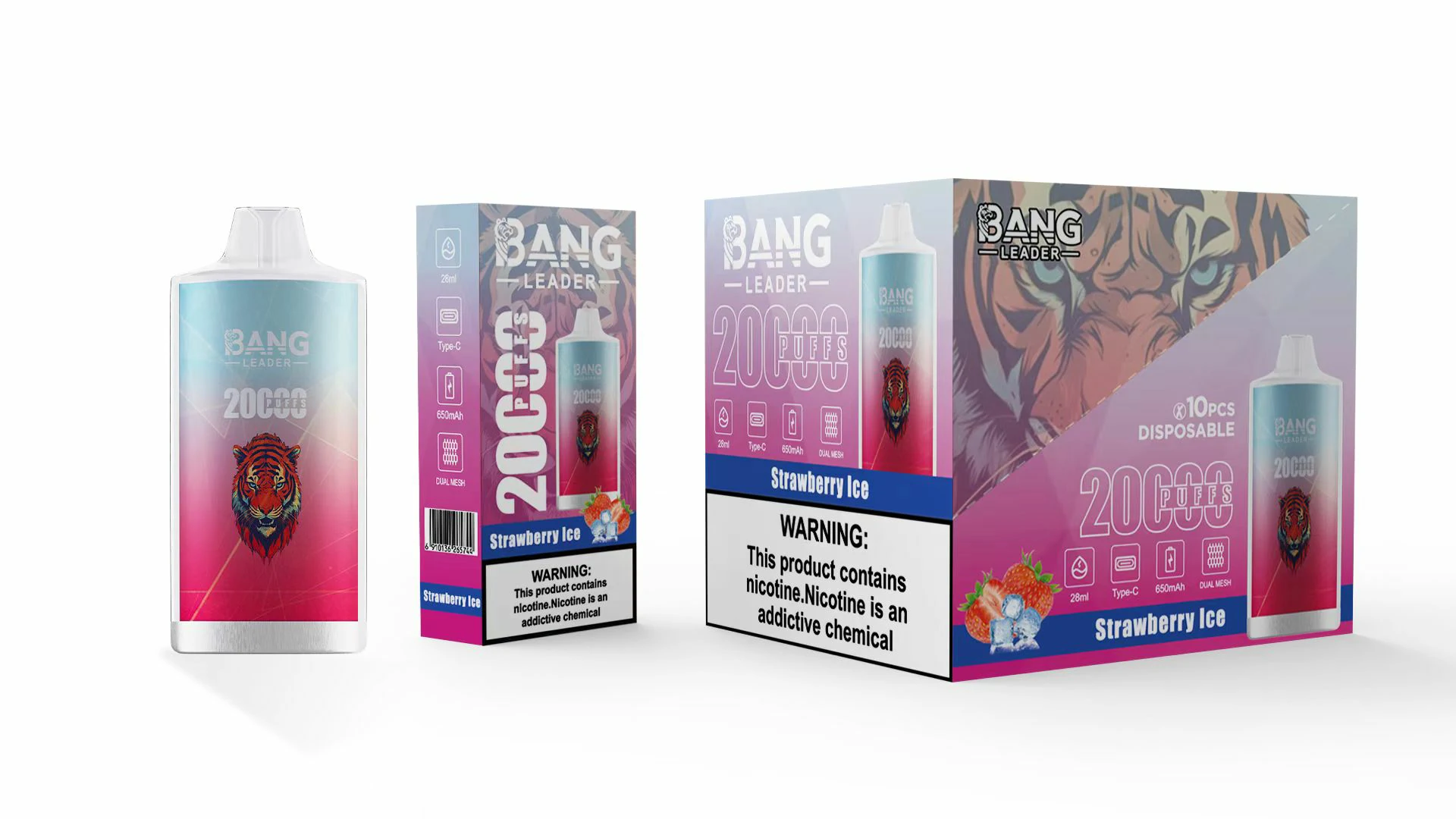Bang Leader 20000 20K Boccate Gusto Doppio Svapo Monouso - image 13