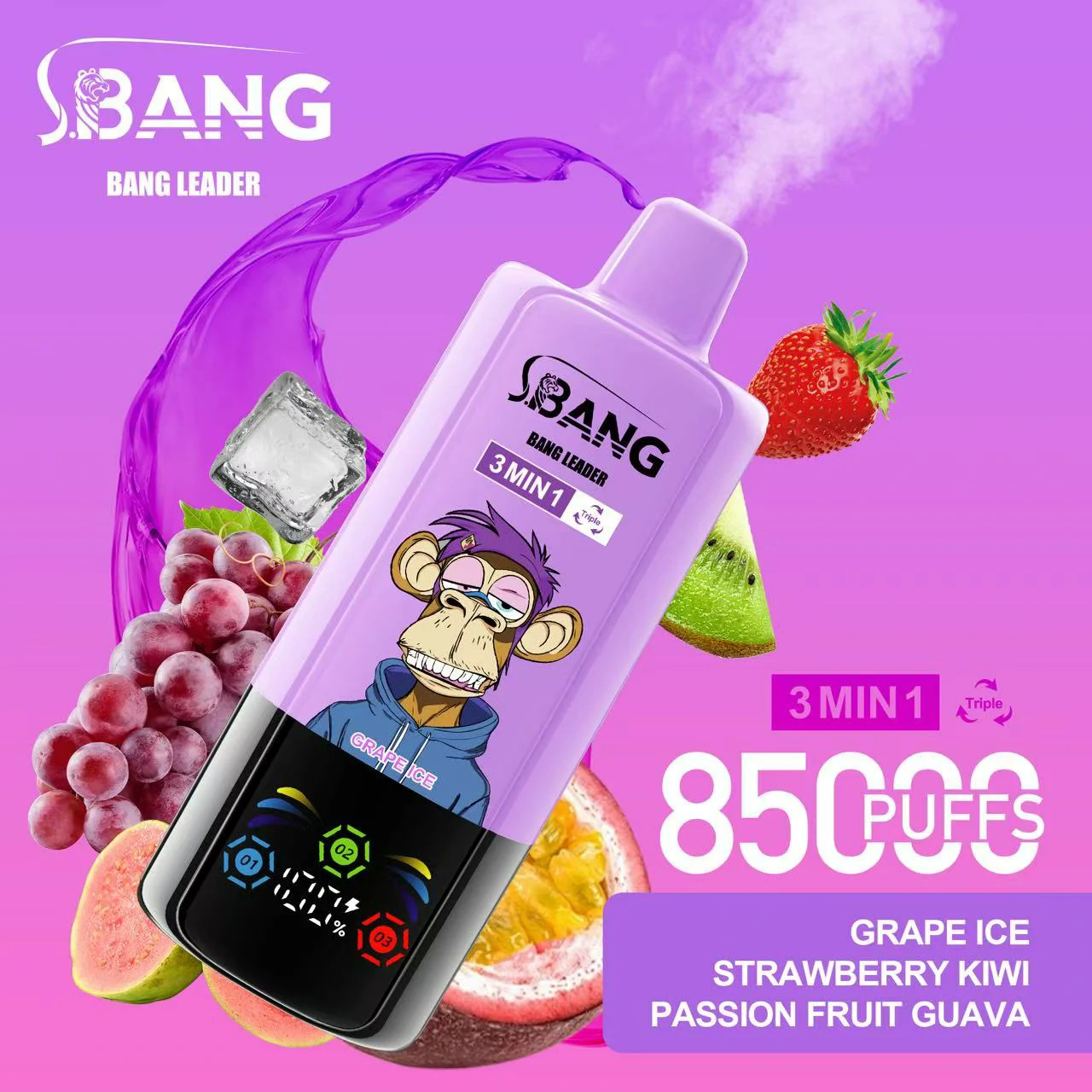 Bang Leader 85000 85K Boccate 3-in-1 Svapo monouso - image 3