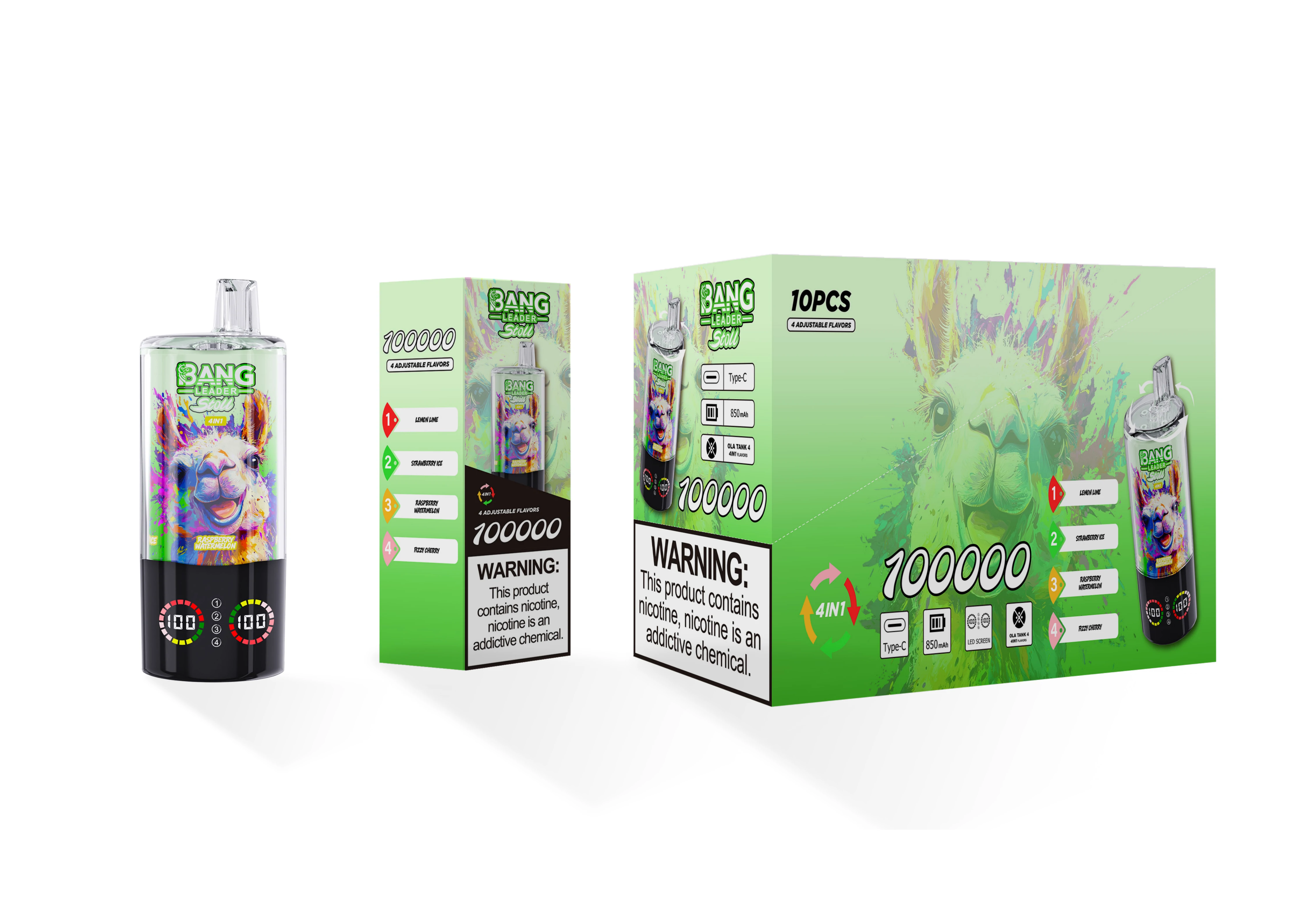 Bang Leader 4-in-1 100000 100K Boccate svapo monouso - image 16