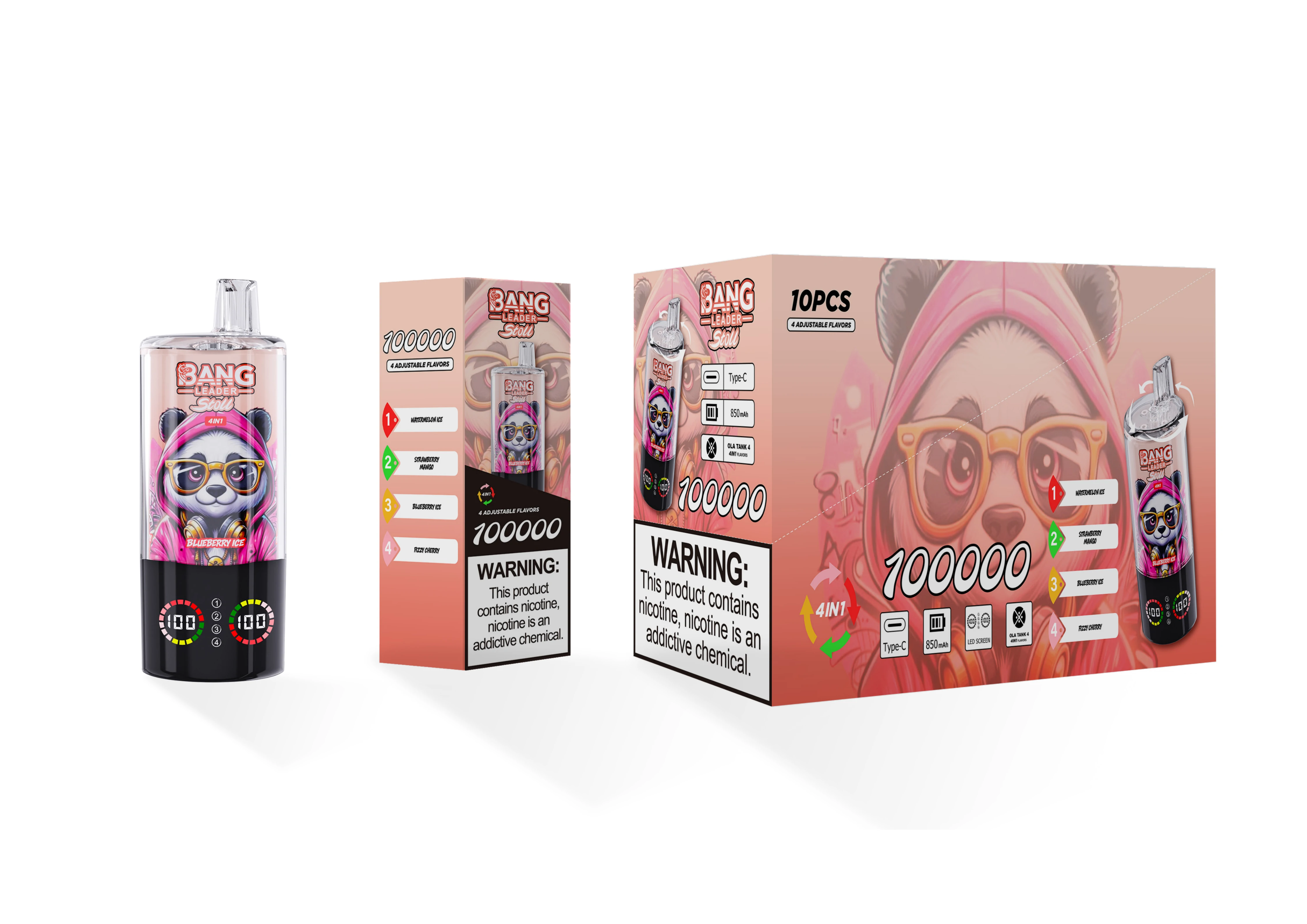 Bang Leader 4-in-1 100000 100K Boccate svapo monouso - image 14