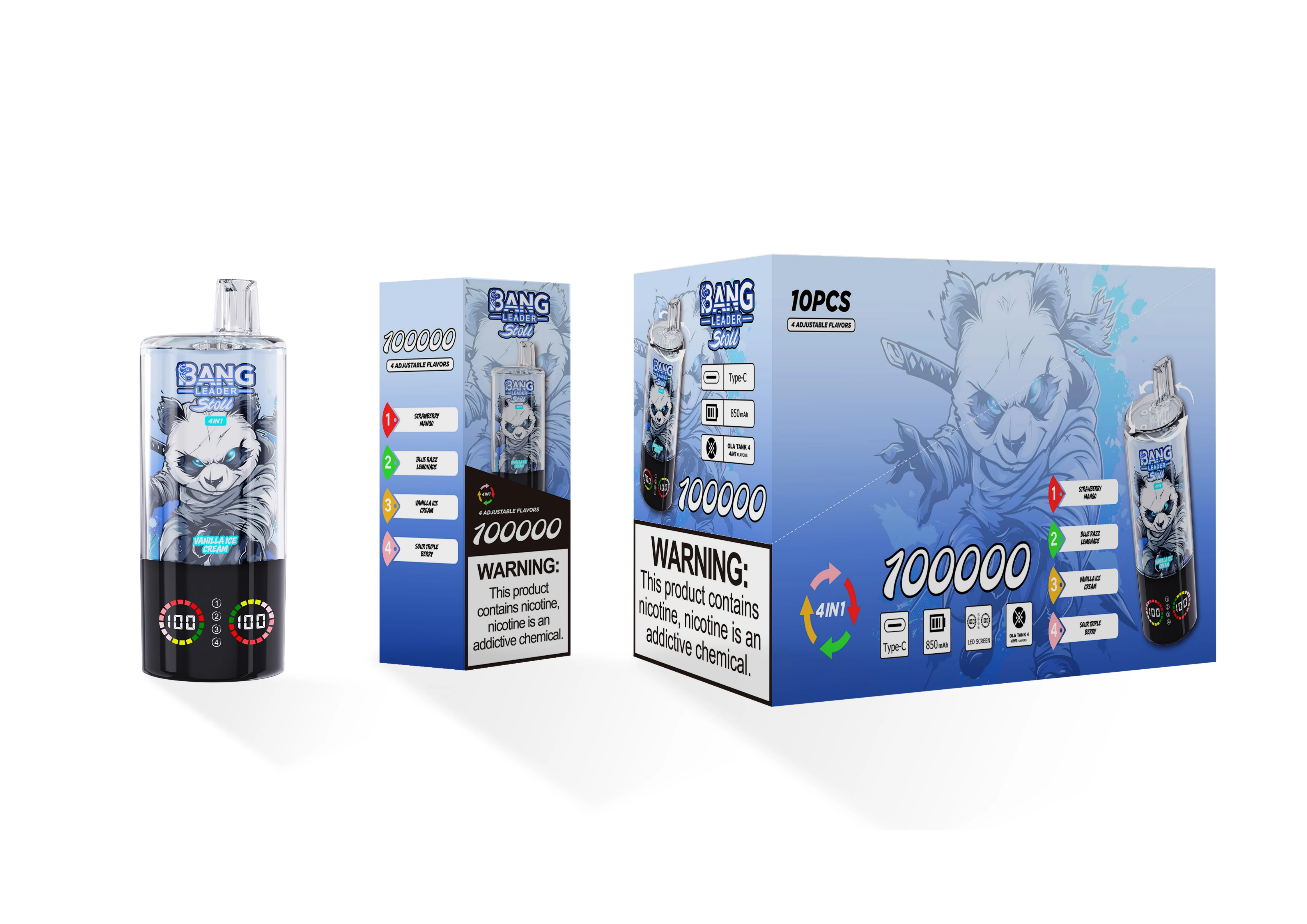 Bang Leader 4-in-1 100000 100K Boccate svapo monouso - image 17