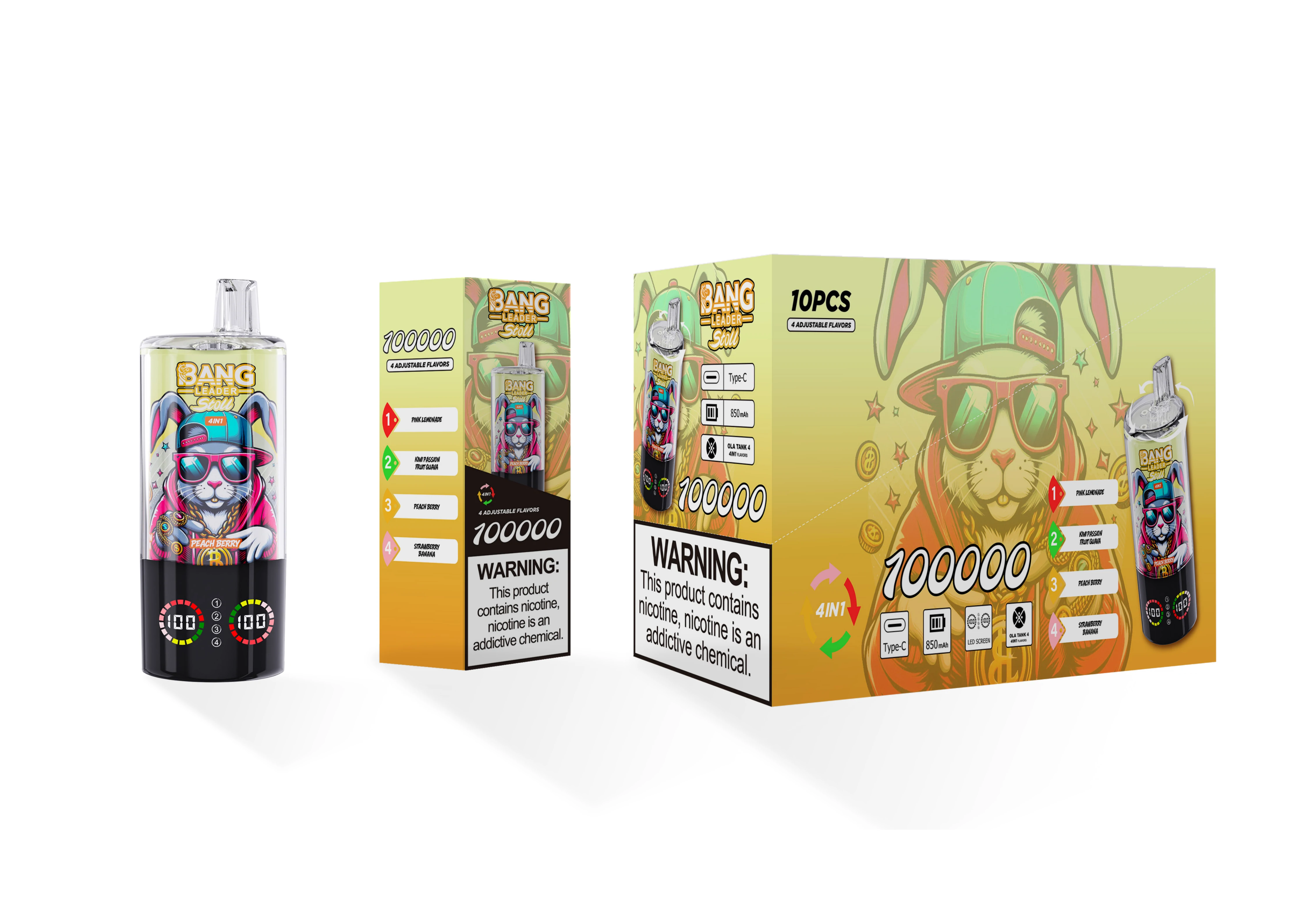 Bang Leader 4-in-1 100000 100K Boccate svapo monouso - image 19