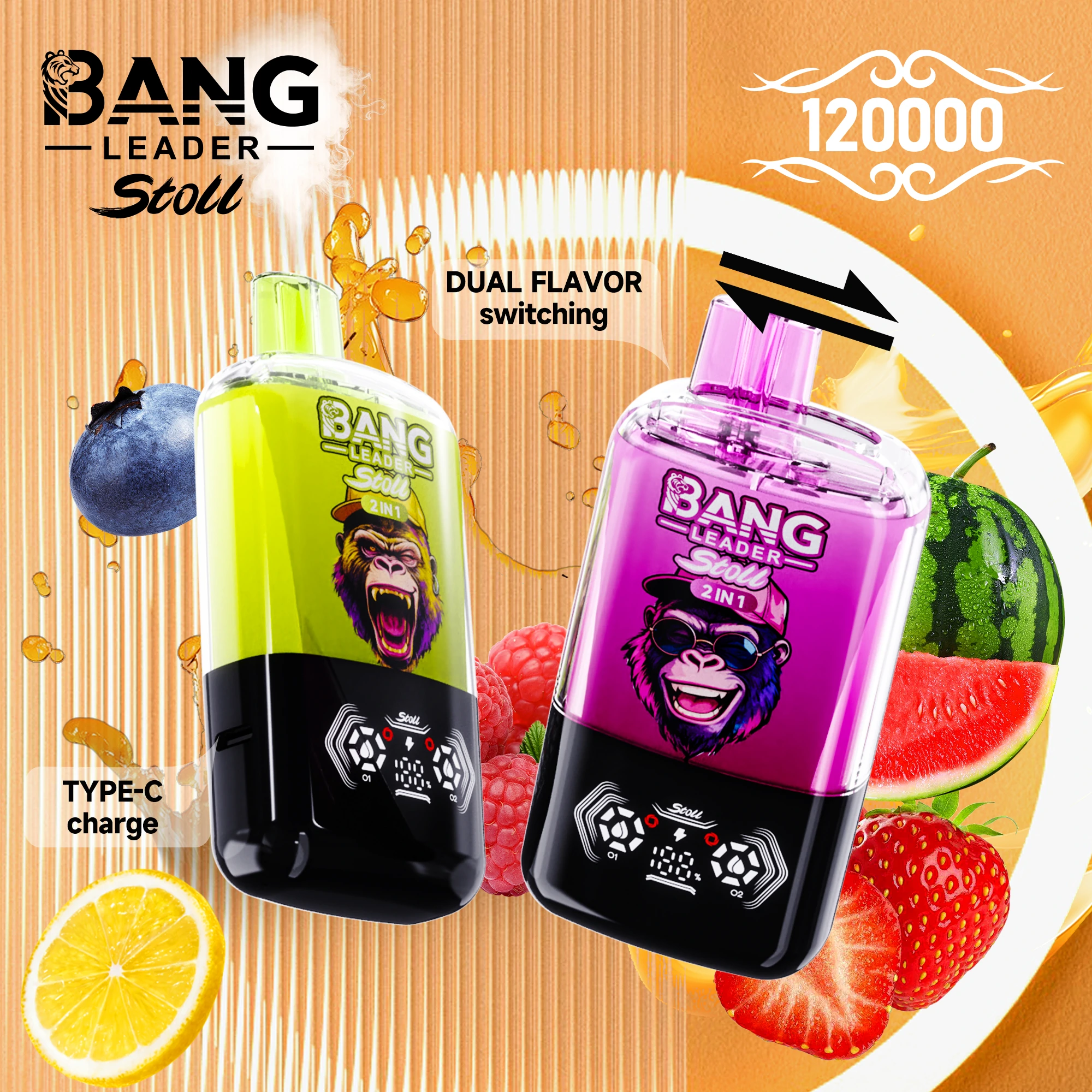 Bang Leader 120000 120K Boccate 2-in-1 Svapo monouso - image 3