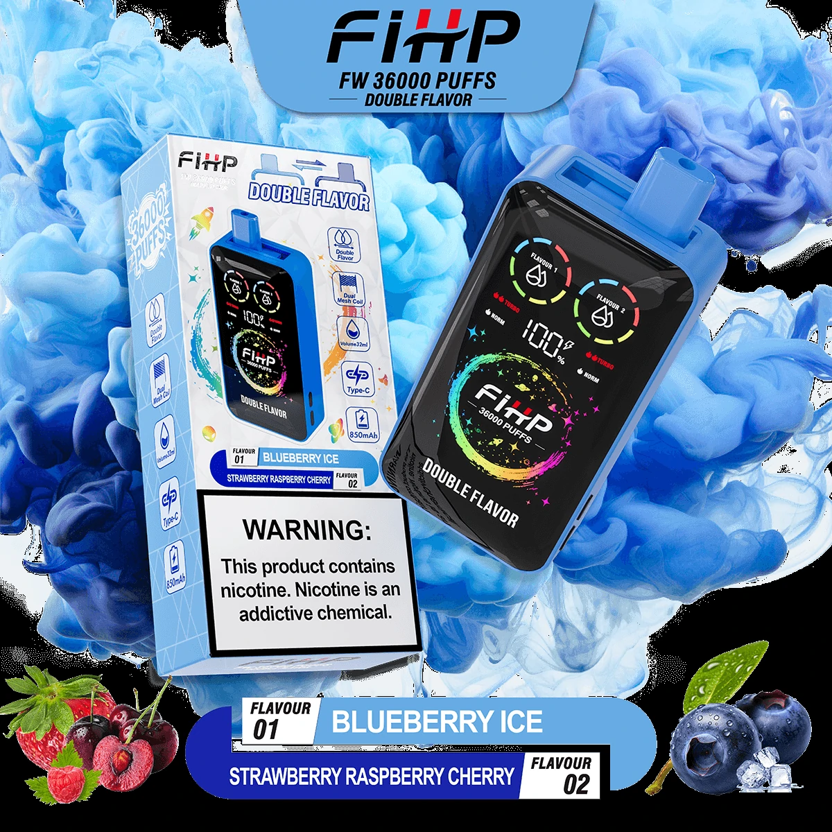 FIHP 36000 36K Boccate 2-in-1 Svapo monouso - image 9