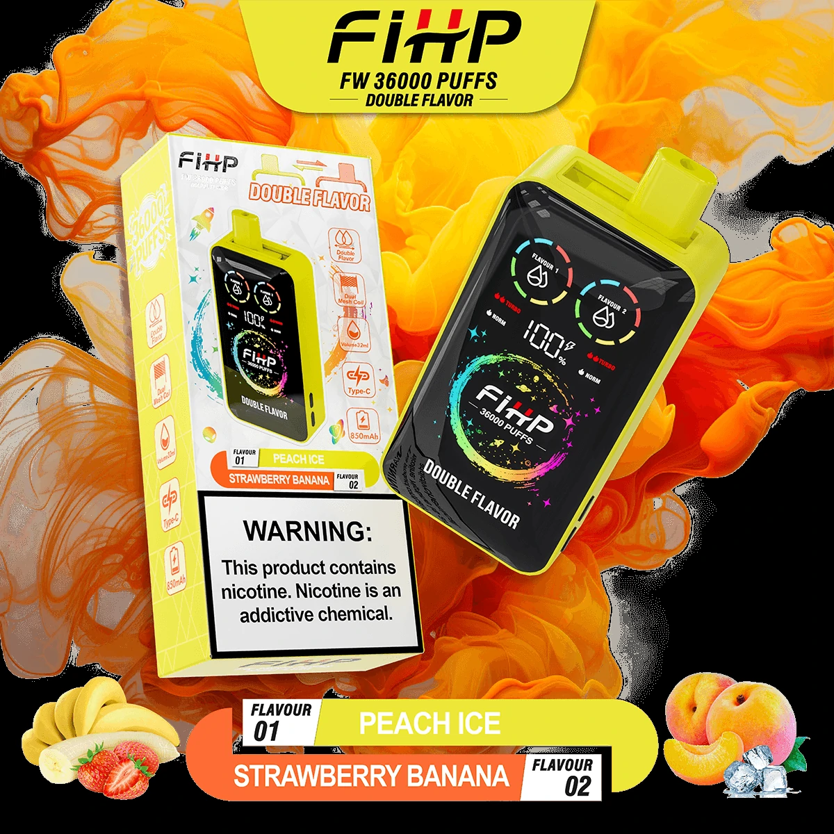 FIHP 36000 36K Boccate 2-in-1 Svapo monouso - image 6