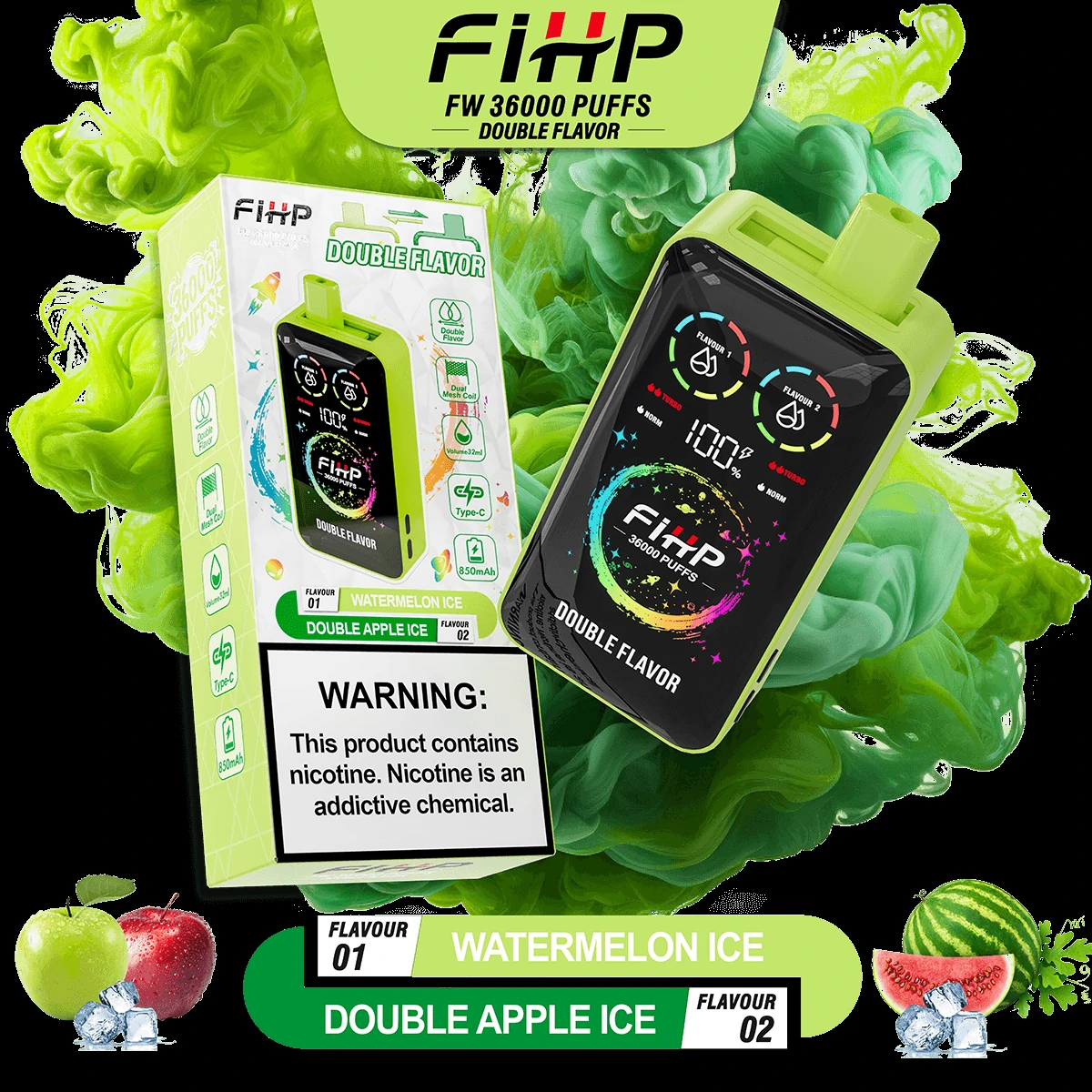 FIHP 36000 36K Boccate 2-in-1 Svapo monouso - image 5
