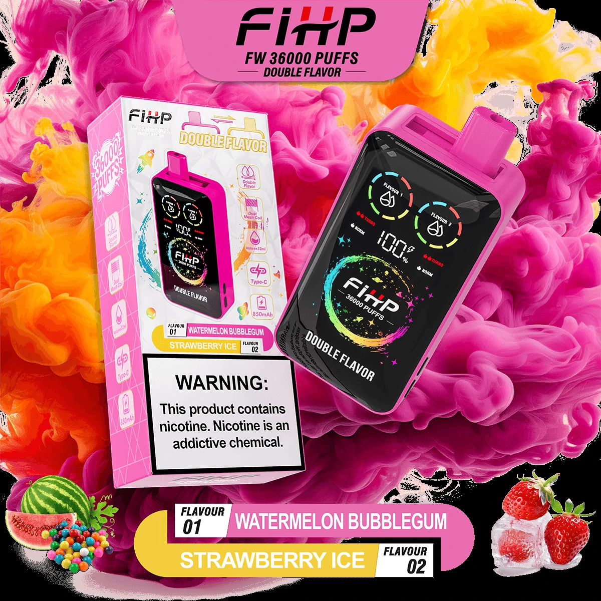 FIHP 36000 36K Boccate 2-in-1 Svapo monouso - image 4